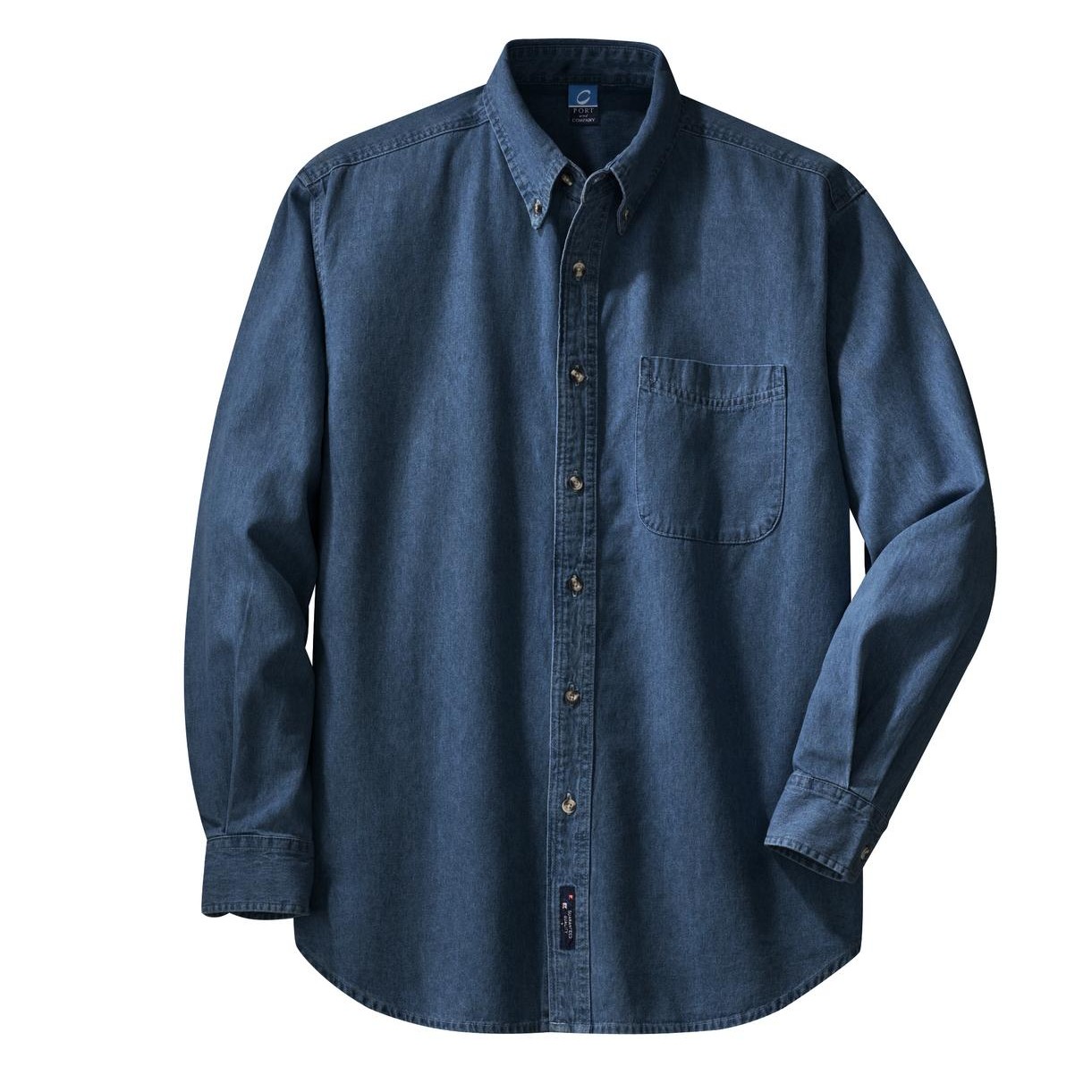 Long Sleeve Value Denim Shirt - Thumbnail Image