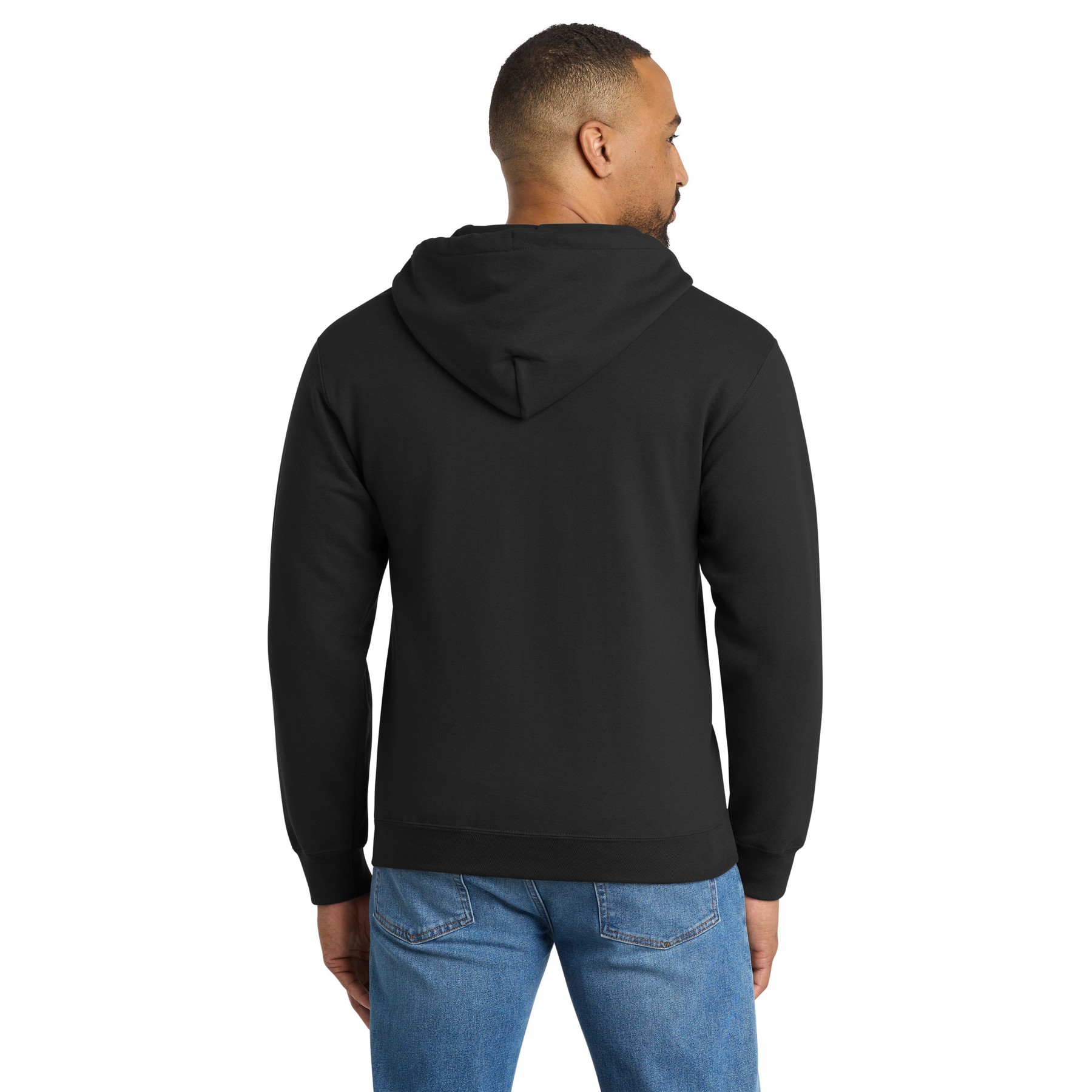 Tall Essential Fleece Full-Zip Hooded Sweatshirt - Thumbnail Image