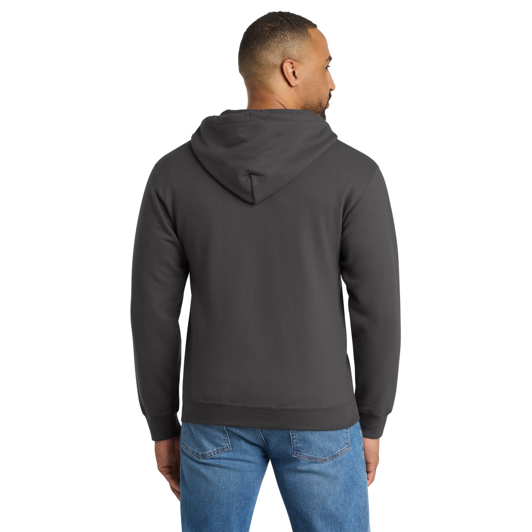 Tall Essential Fleece Full-Zip Hooded Sweatshirt - Thumbnail Image