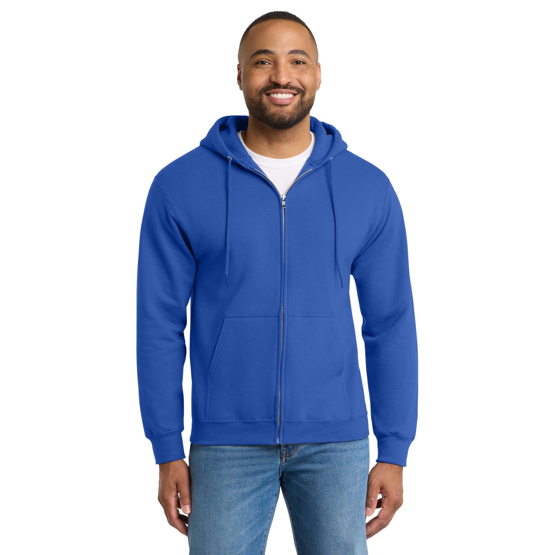 Tall Essential Fleece Full-Zip Hooded Sweatshirt - Thumbnail Image