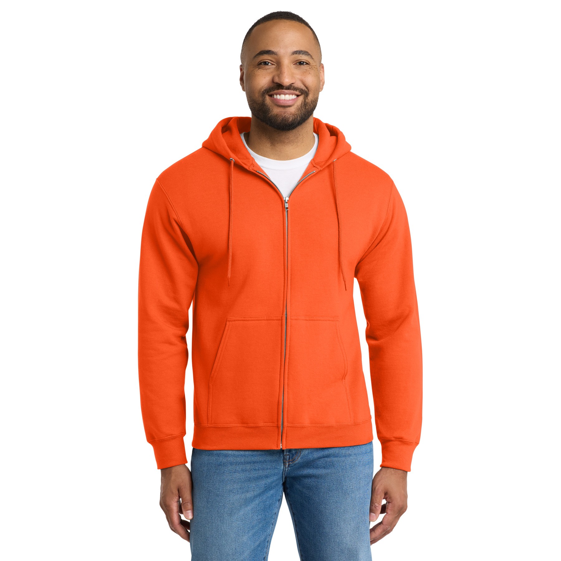 Tall Essential Fleece Full-Zip Hooded Sweatshirt - Thumbnail Image