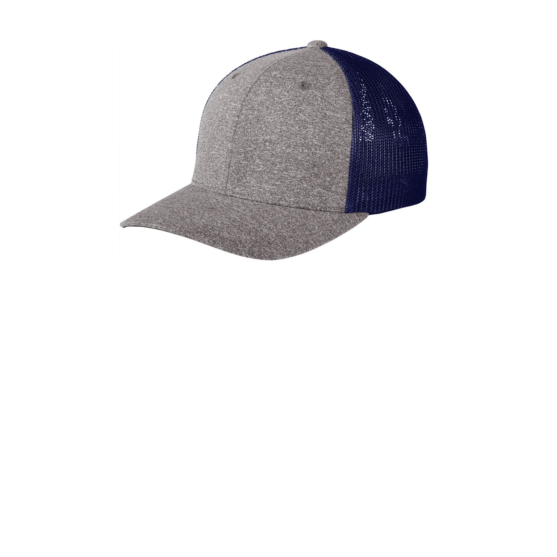 Flexfit Melange Mesh Back Trucker Cap - Main Image