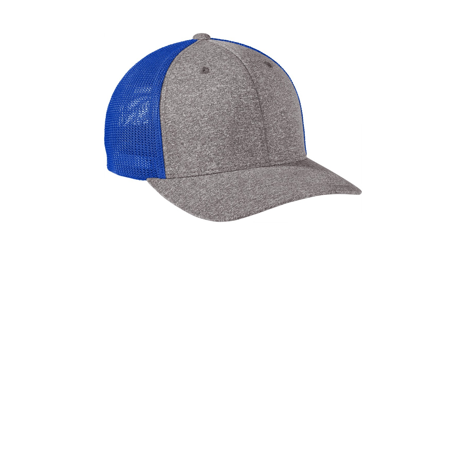 Flexfit Melange Mesh Back Trucker Cap - Thumbnail Image