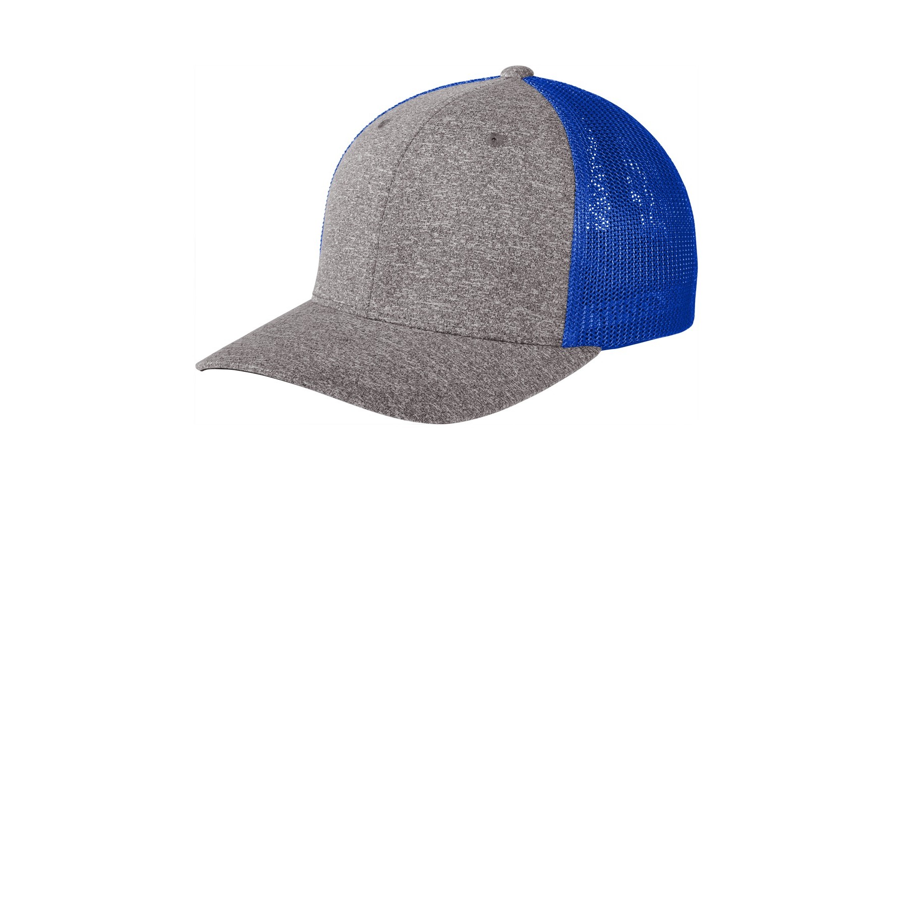Flexfit Melange Mesh Back Trucker Cap - Thumbnail Image