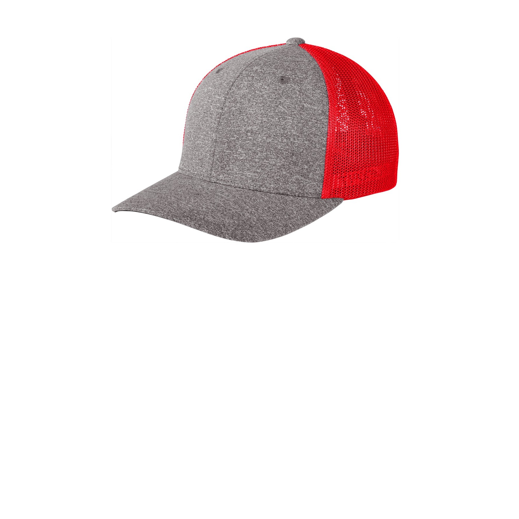 Flexfit Melange Mesh Back Trucker Cap - Thumbnail Image