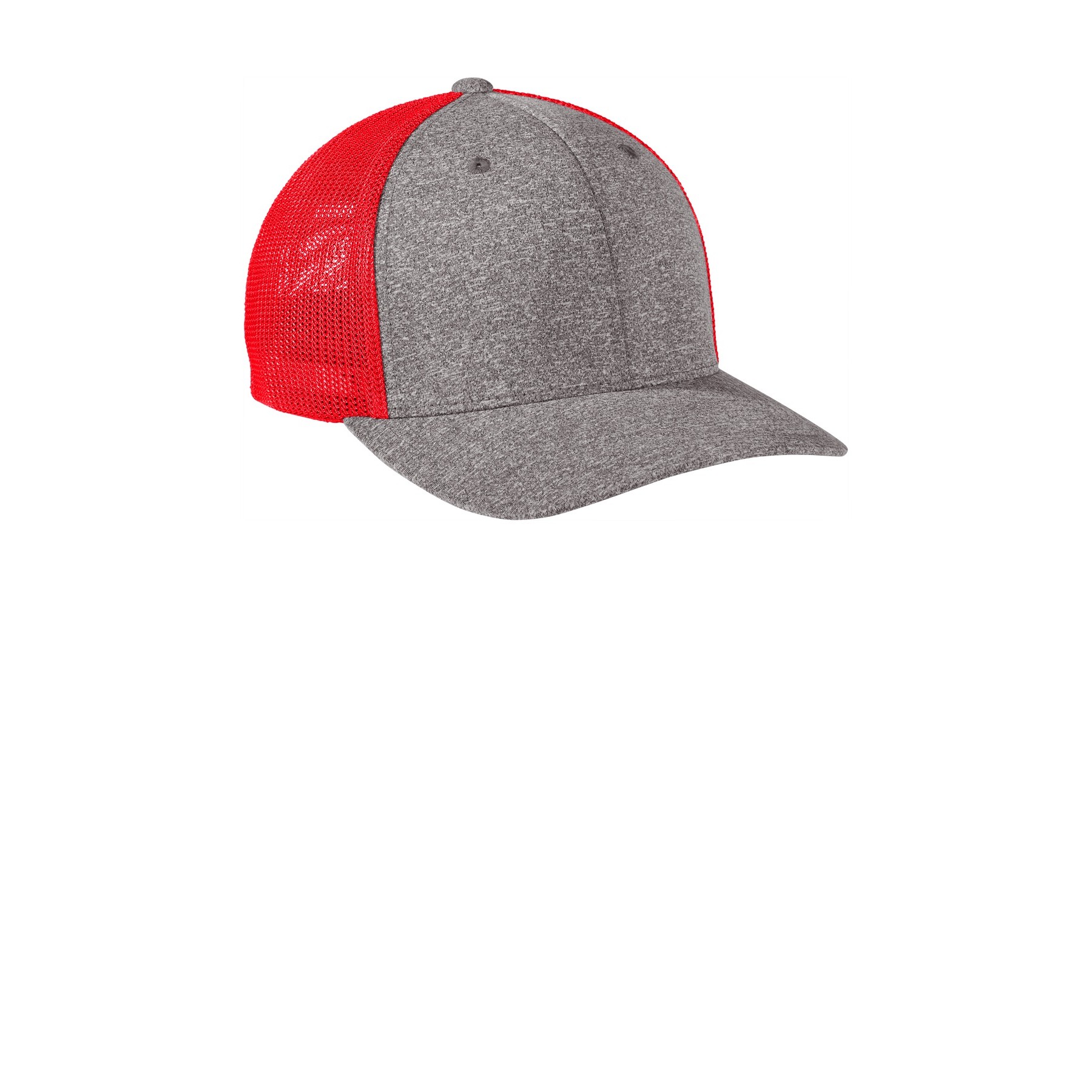 Flexfit Melange Mesh Back Trucker Cap - Thumbnail Image