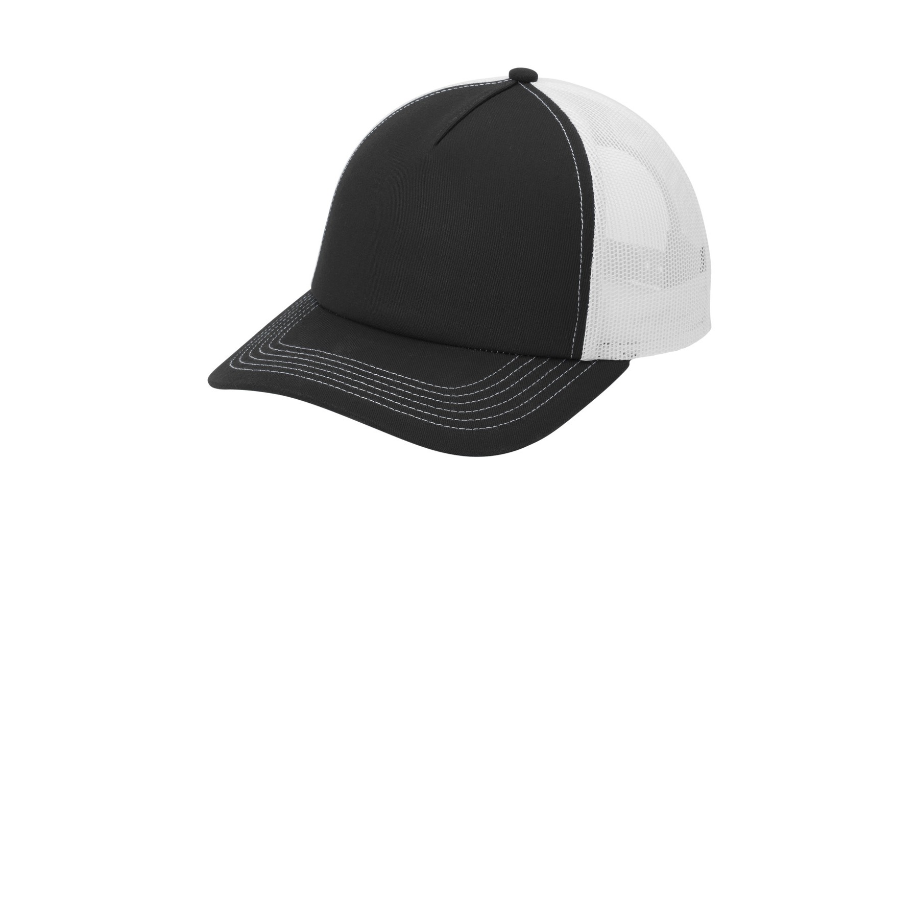 Low-Profile Snapback 5-Panel Trucker Cap - Main Image