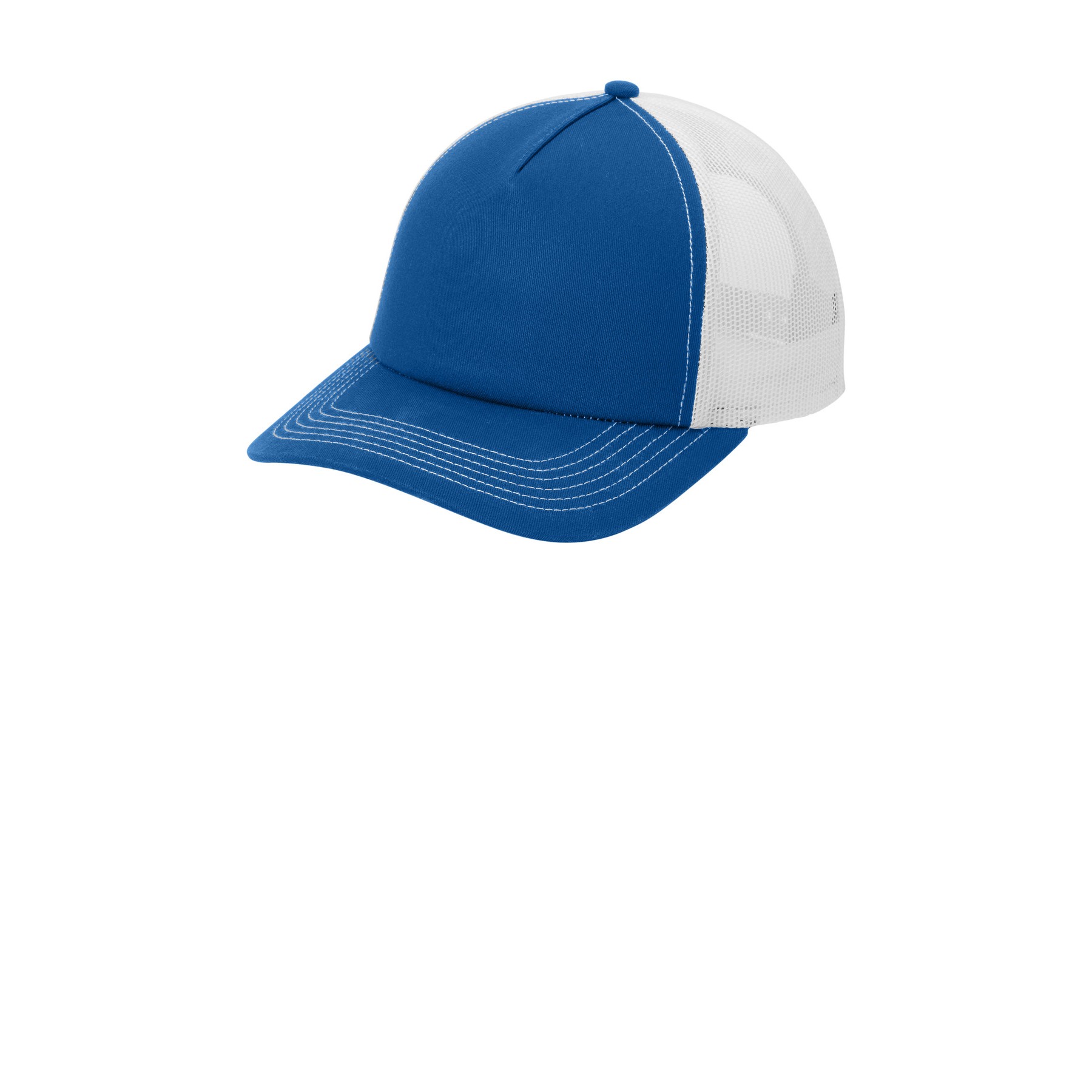 Low-Profile Snapback 5-Panel Trucker Cap - Thumbnail Image