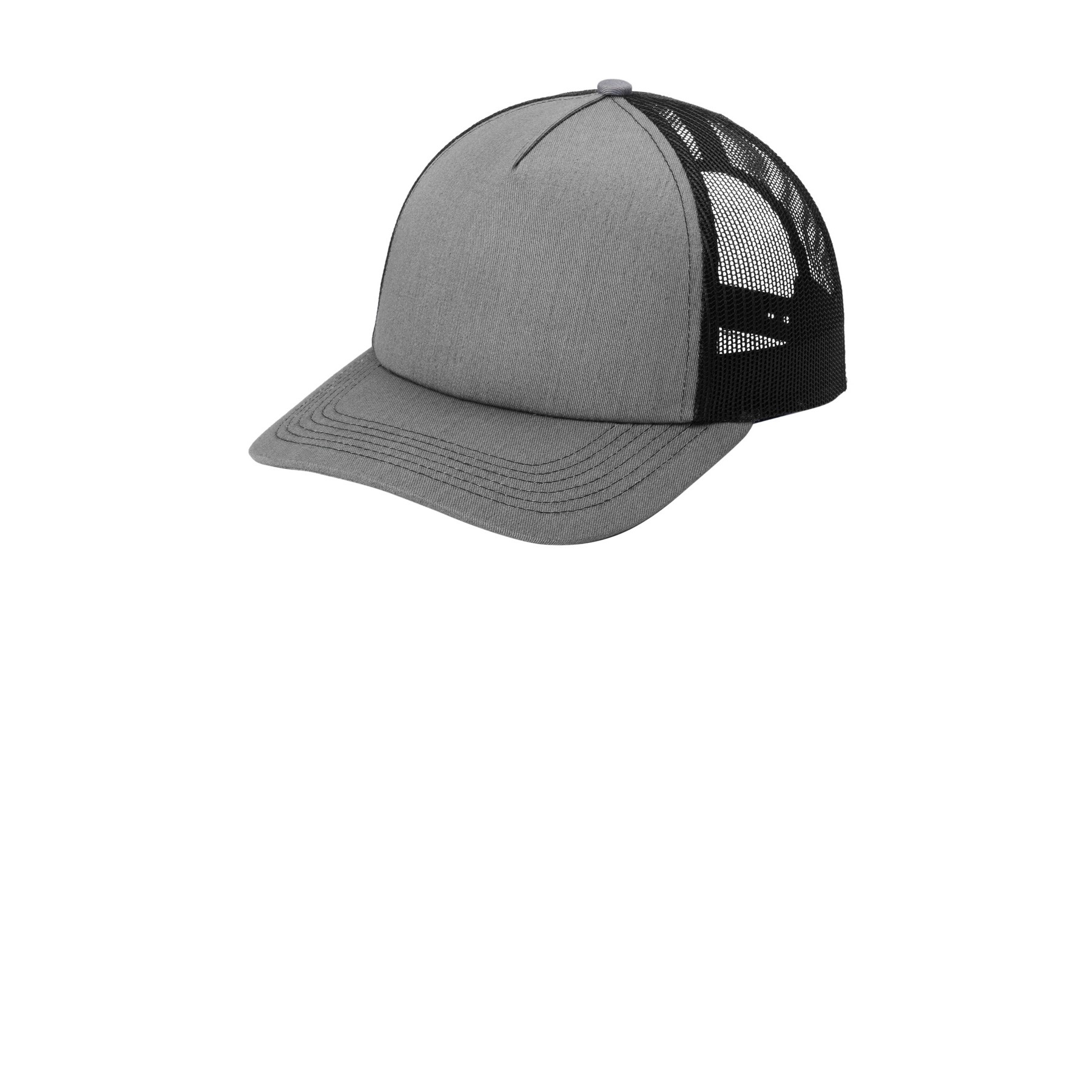 Low-Profile Snapback 5-Panel Trucker Cap - Thumbnail Image