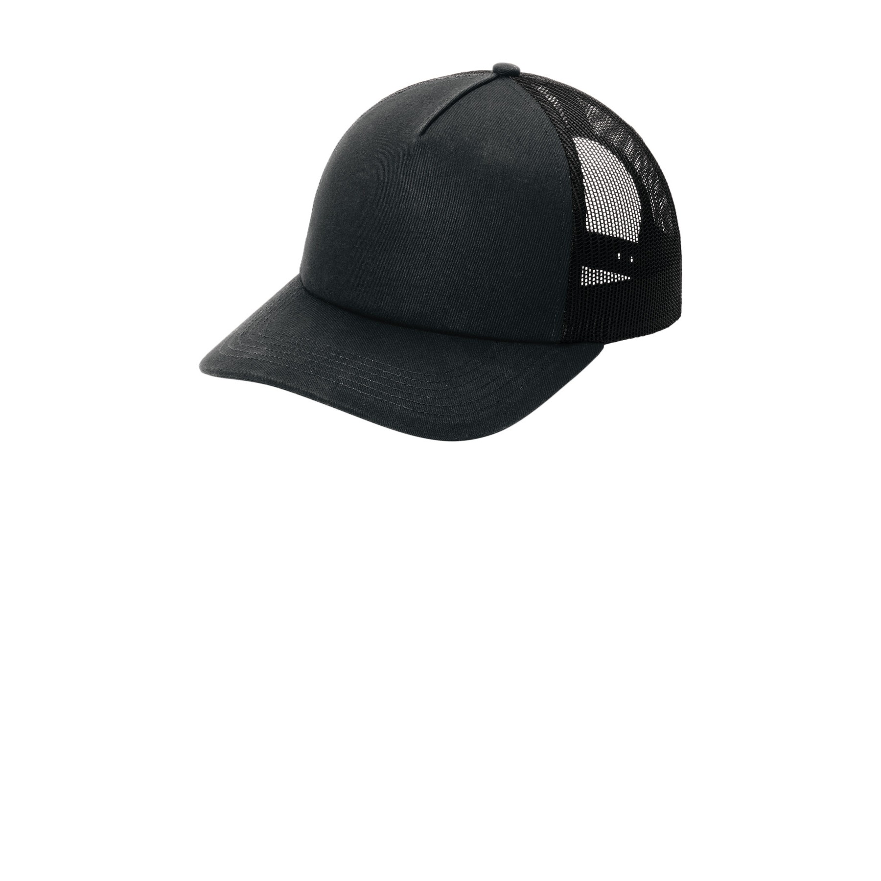 Low-Profile Snapback 5-Panel Trucker Cap - Thumbnail Image