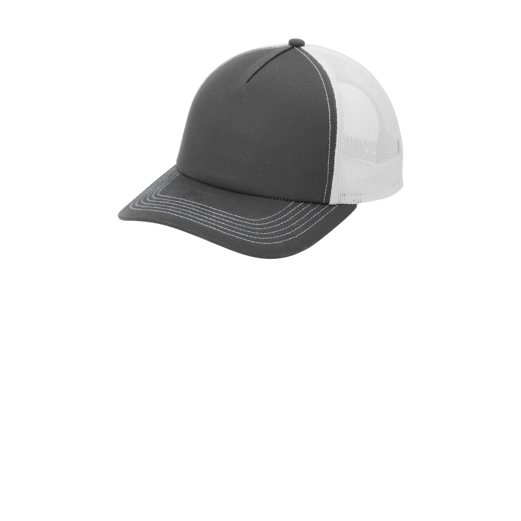 Low-Profile Snapback 5-Panel Trucker Cap - Thumbnail Image