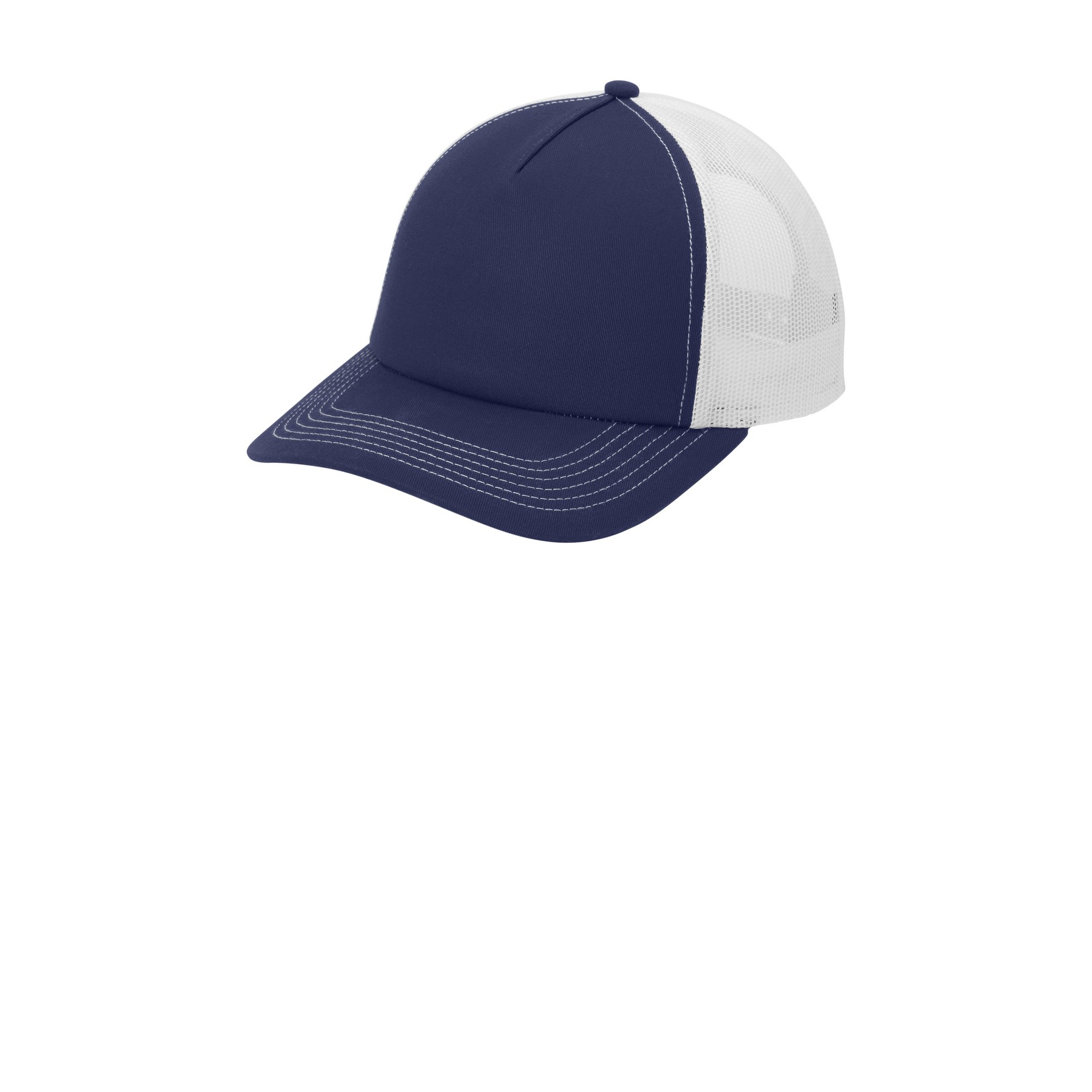 Low-Profile Snapback 5-Panel Trucker Cap - Thumbnail Image