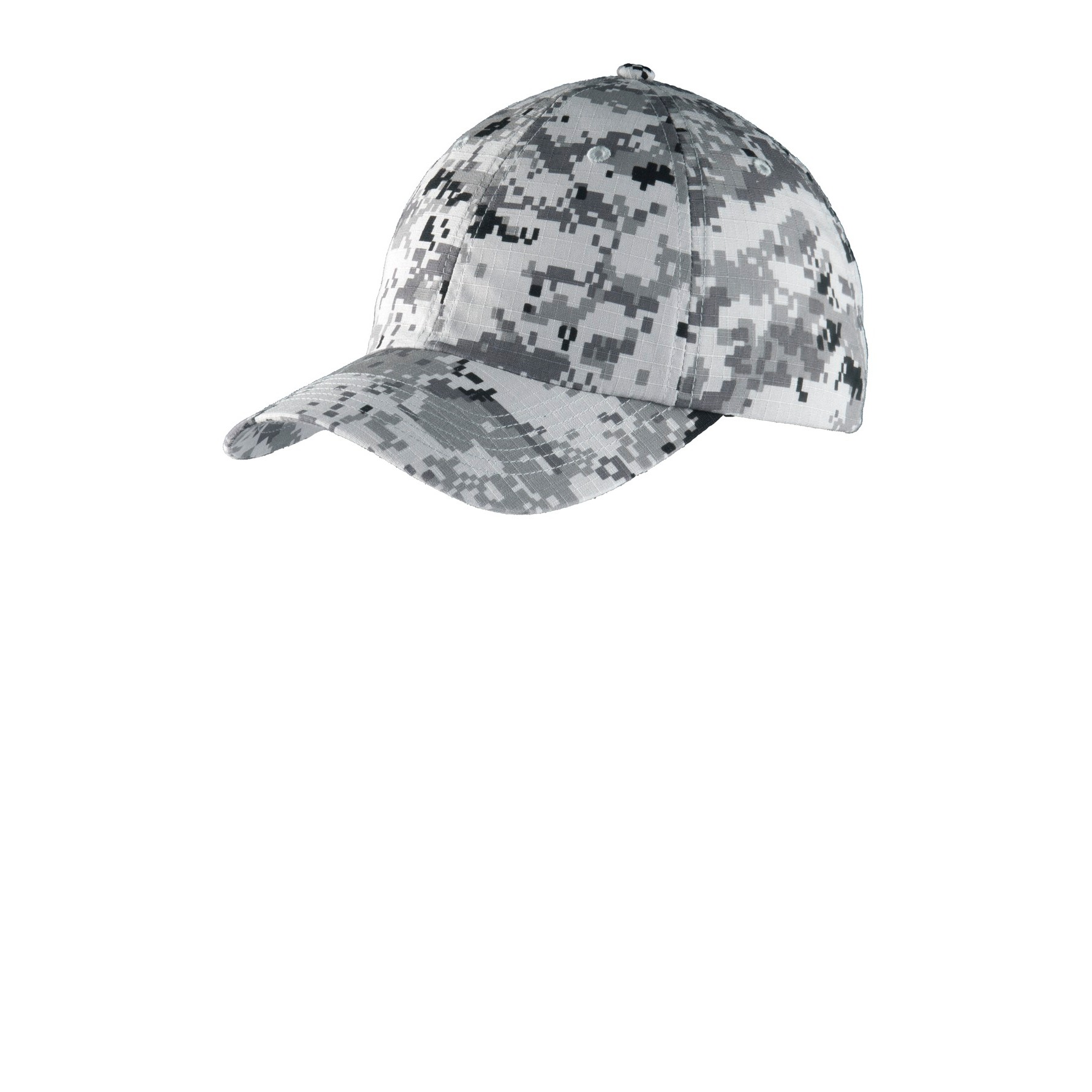 Digital Ripstop Camouflage Cap - Main Image