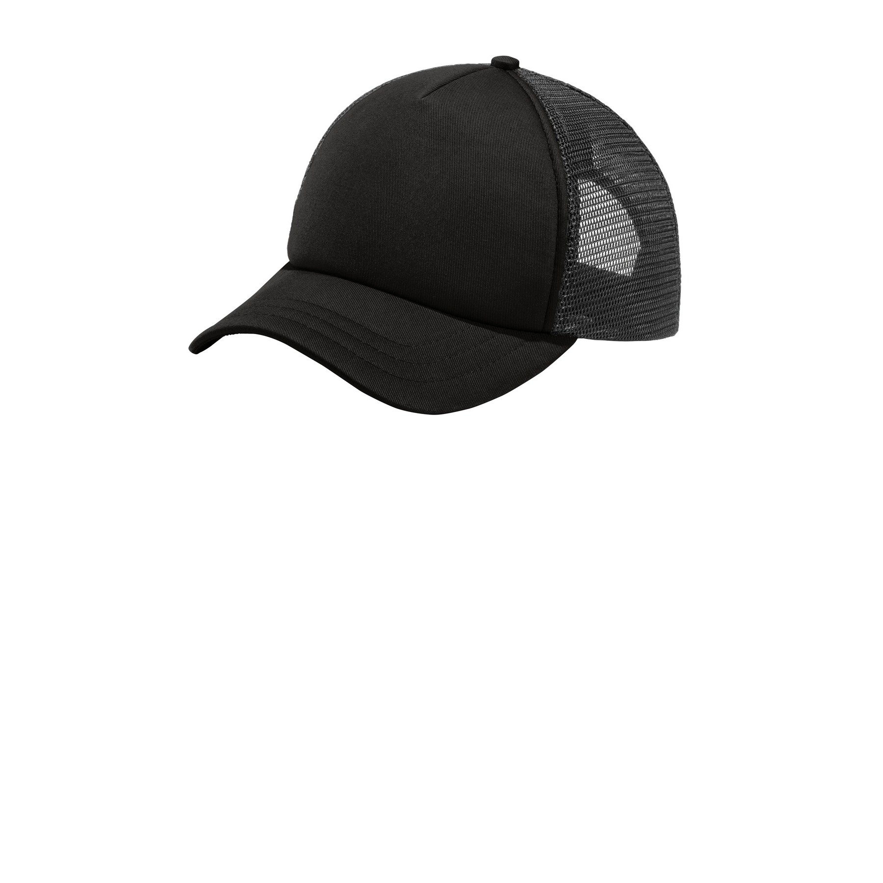 5-Panel Twill Foam Trucker Cap - Thumbnail Image