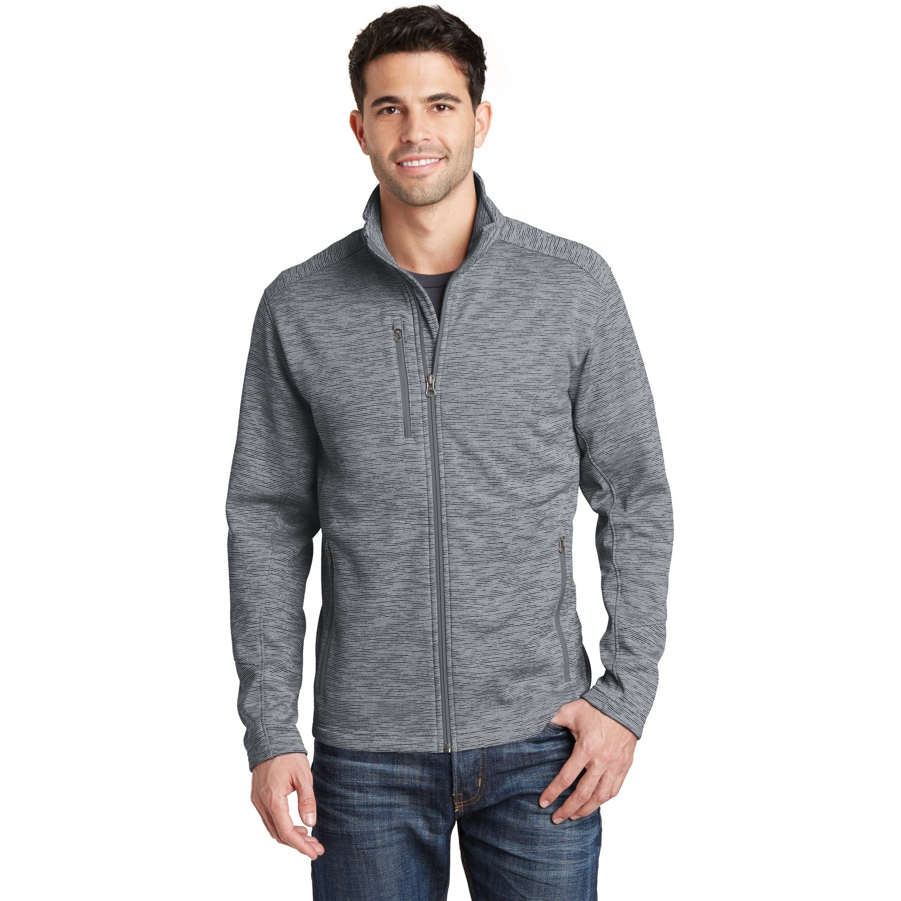 Digi Stripe Fleece Jacket - Thumbnail Image