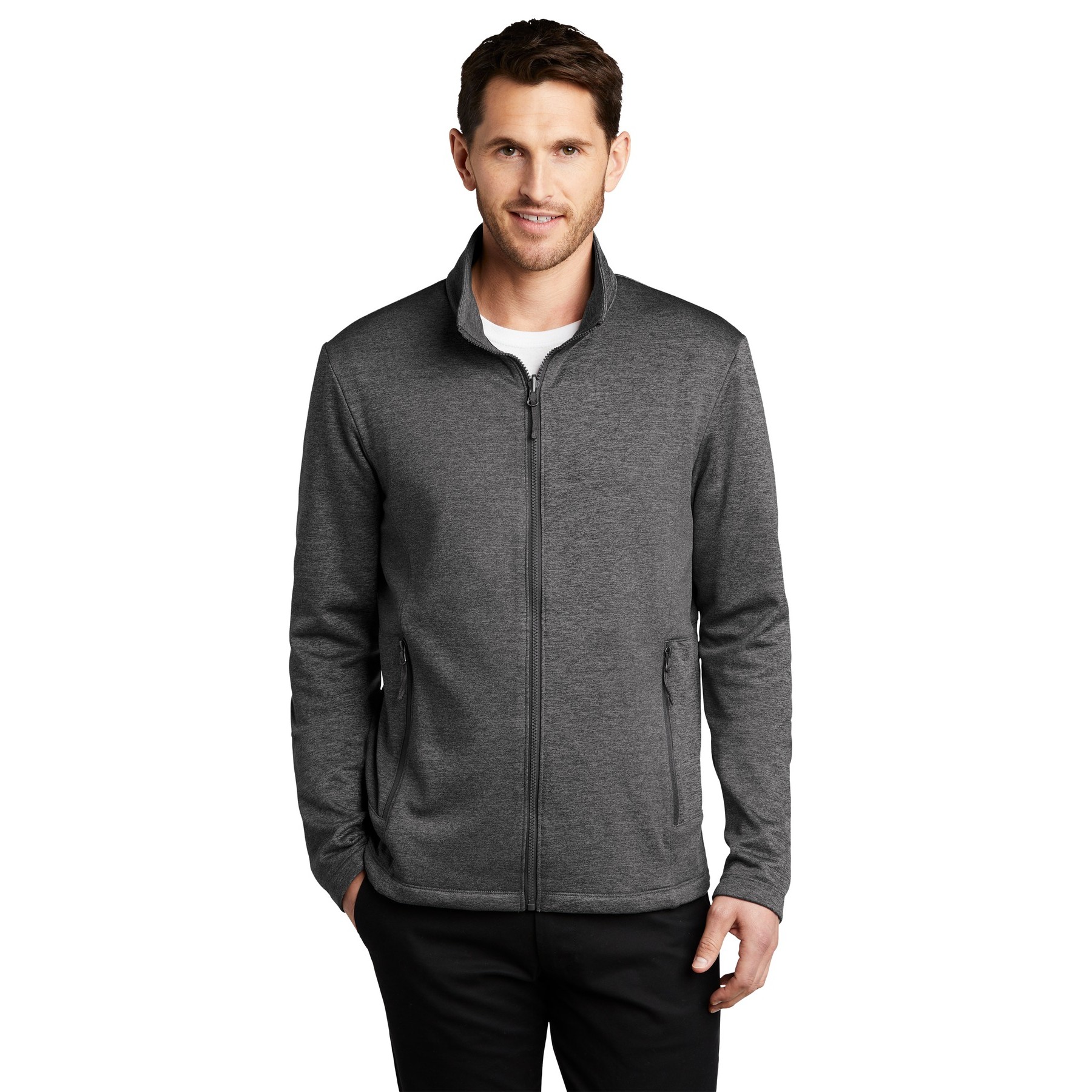 Collective Striated Fleece Jacket
