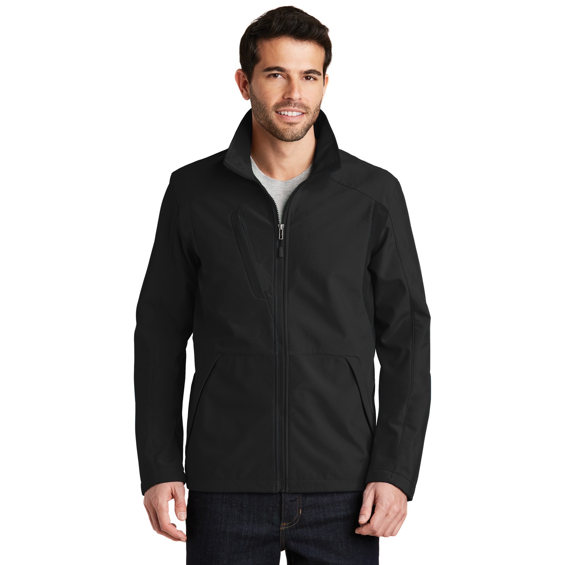 Back-Block Soft Shell Jacket - Main Image