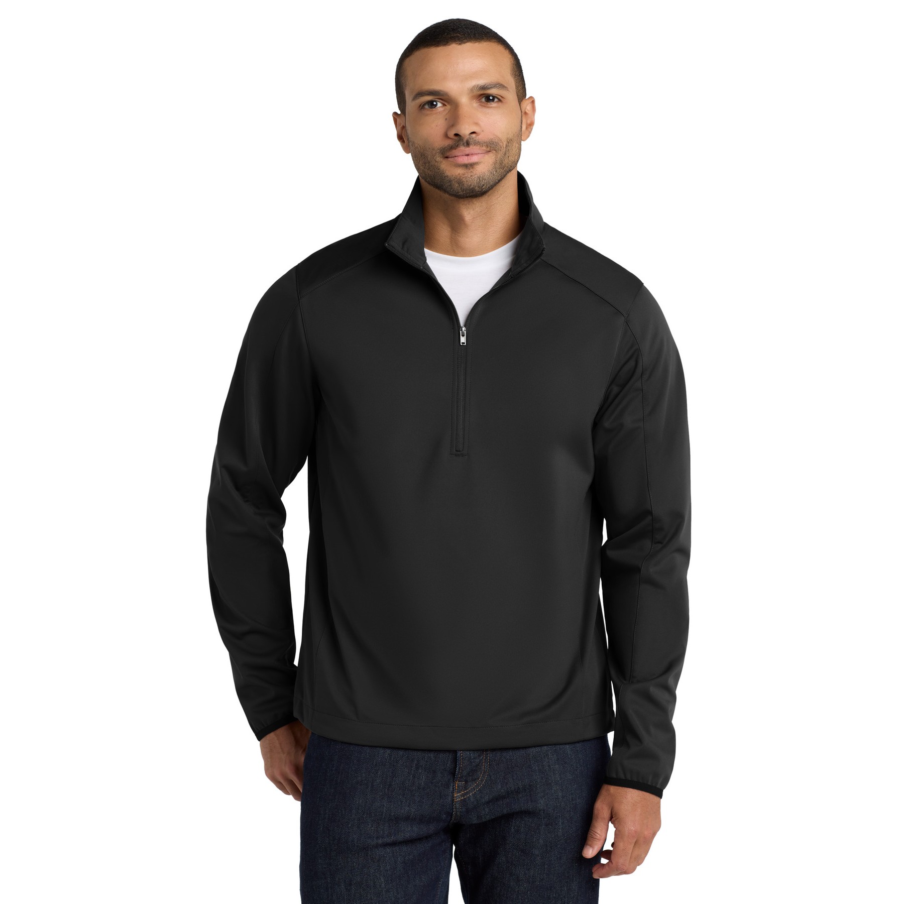 Active 1/2-Zip Soft Shell Jacket - Thumbnail Image