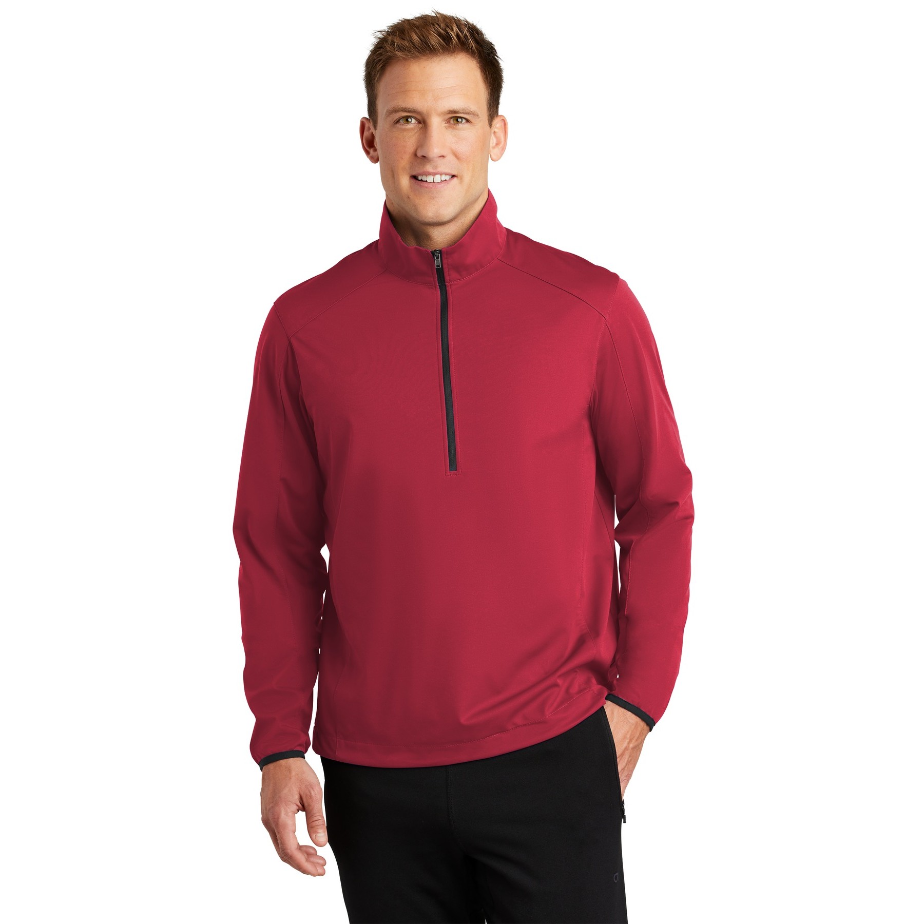 Active 1/2-Zip Soft Shell Jacket - Thumbnail Image
