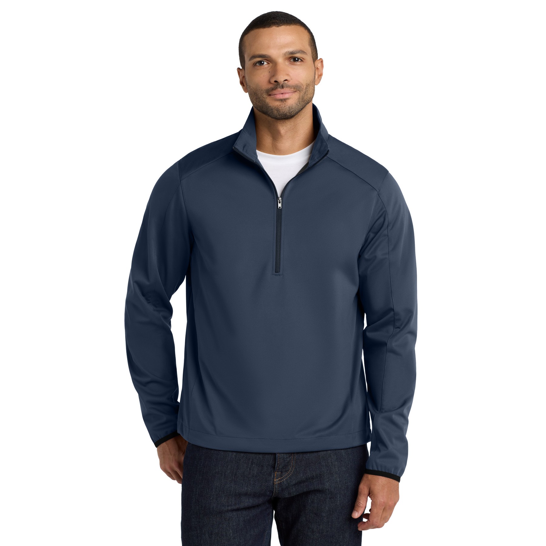 Active 1/2-Zip Soft Shell Jacket - Thumbnail Image