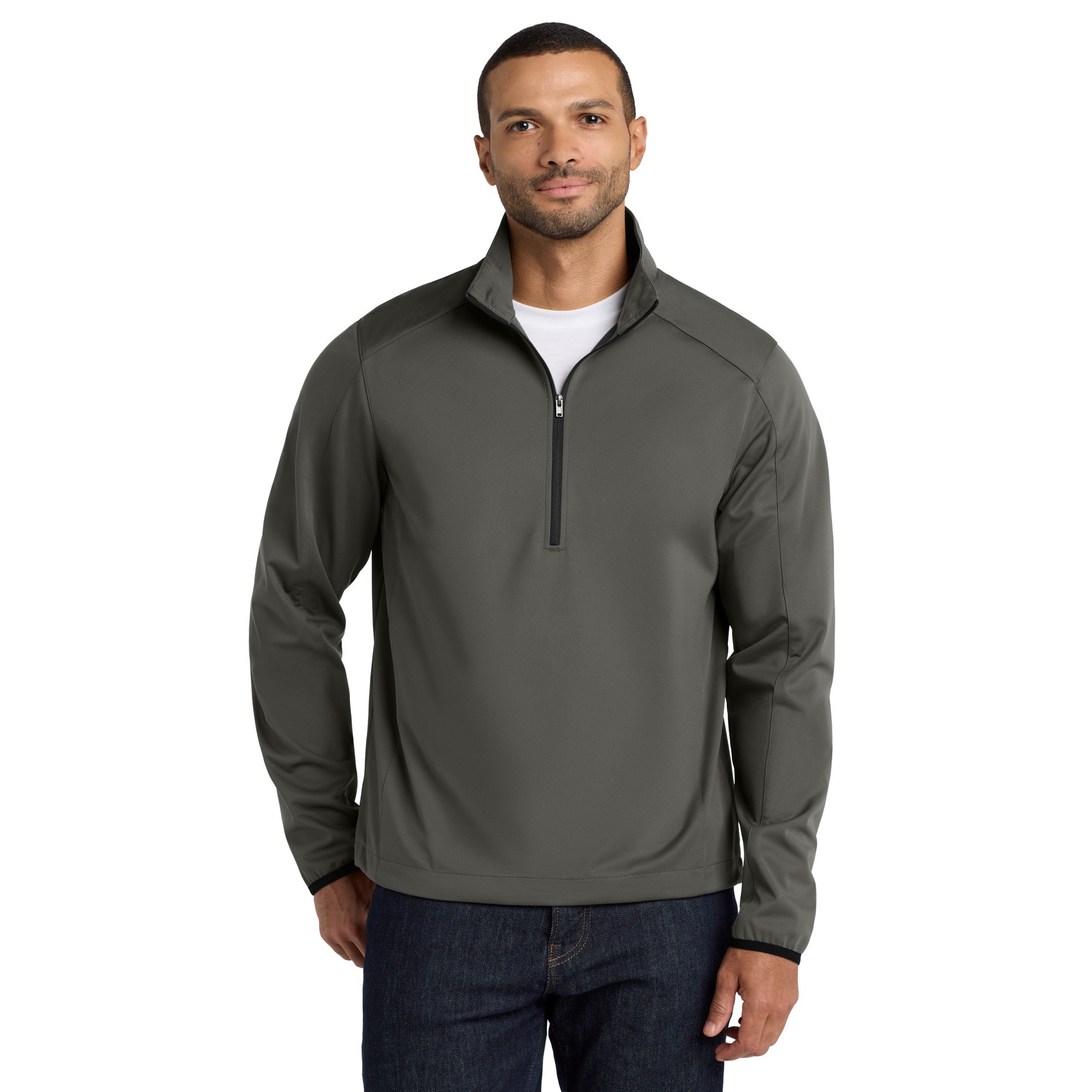 Active 1/2-Zip Soft Shell Jacket - Main Image