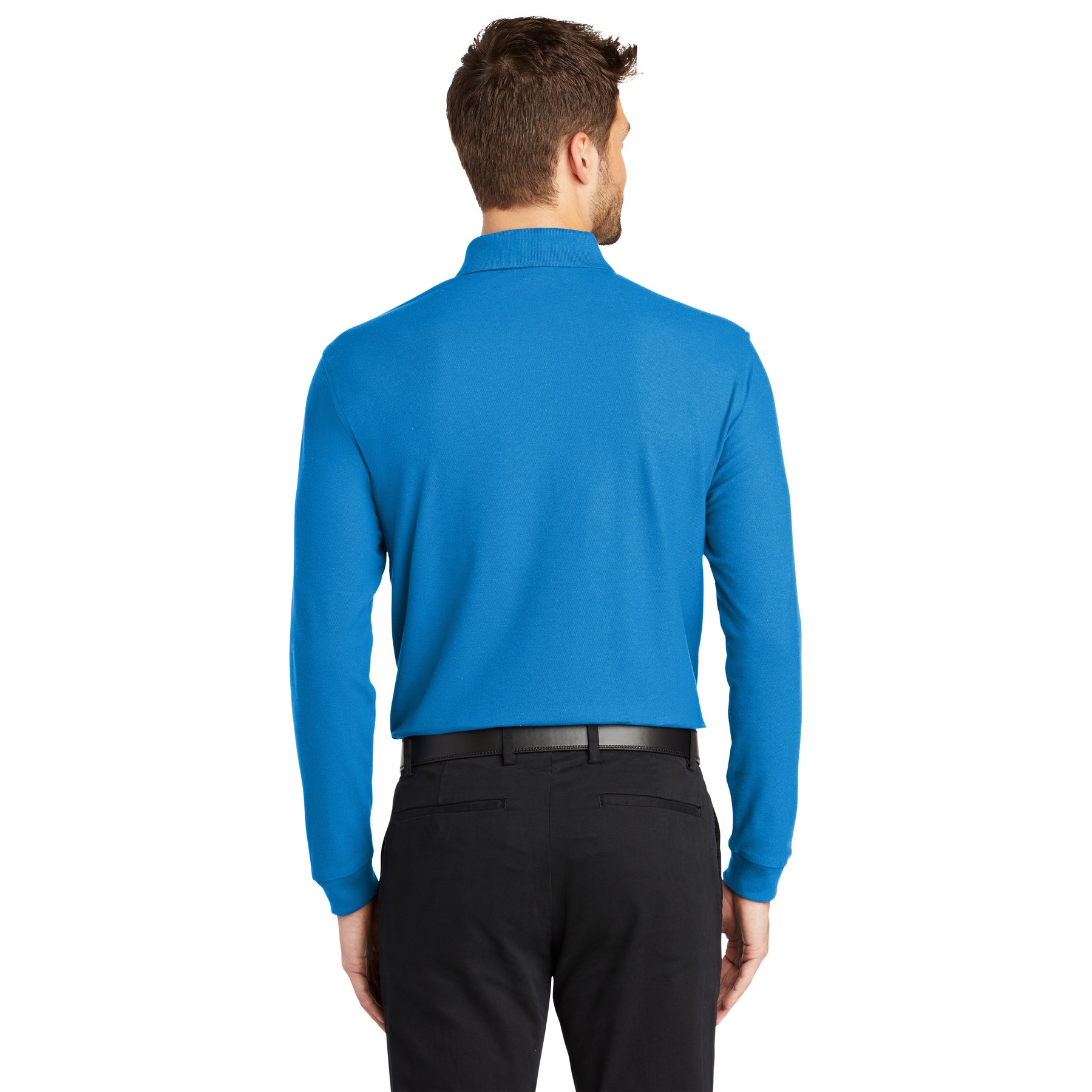Long Sleeve Core Classic Pique Polo - Thumbnail Image