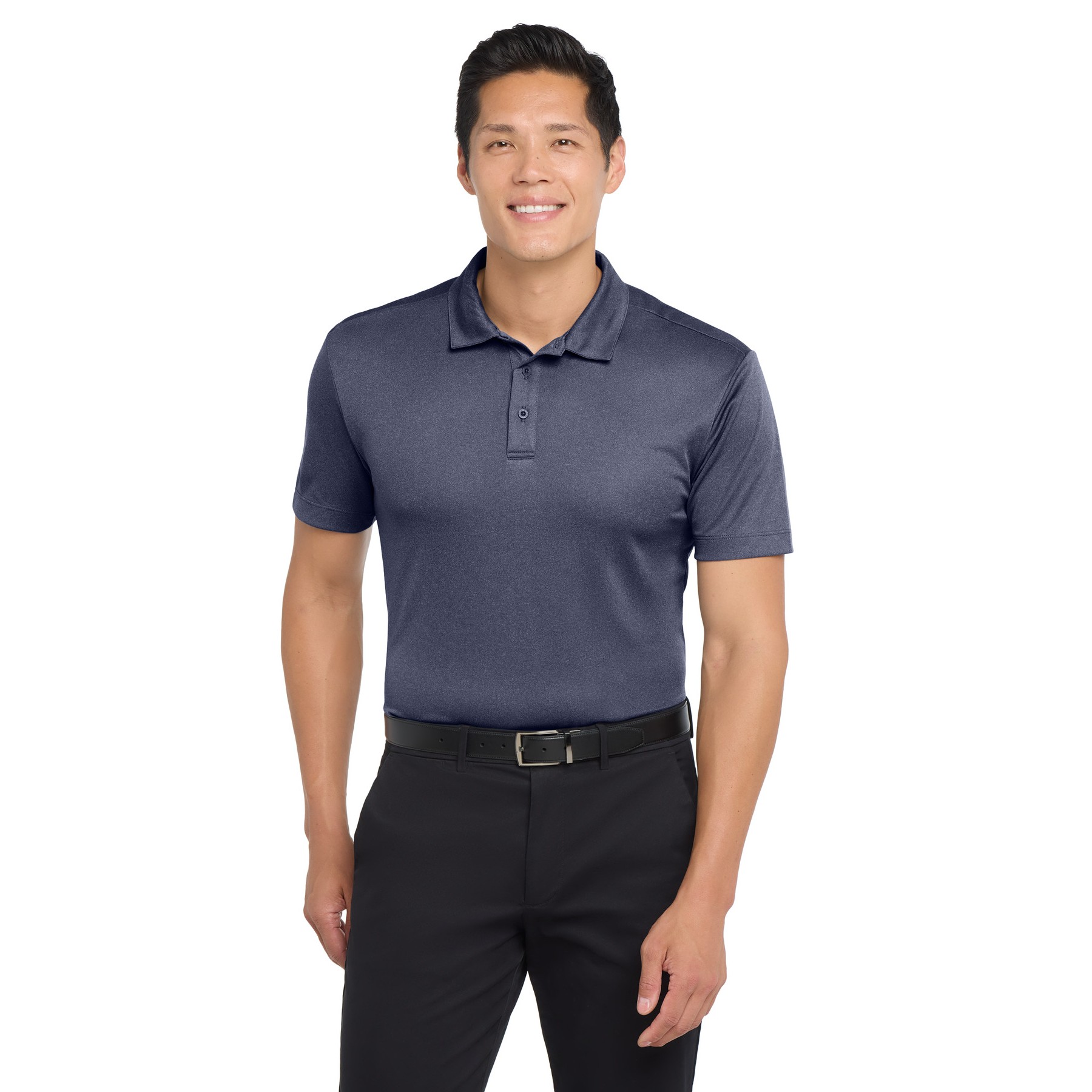Heathered Silk Touch Performance Polo - Main Image