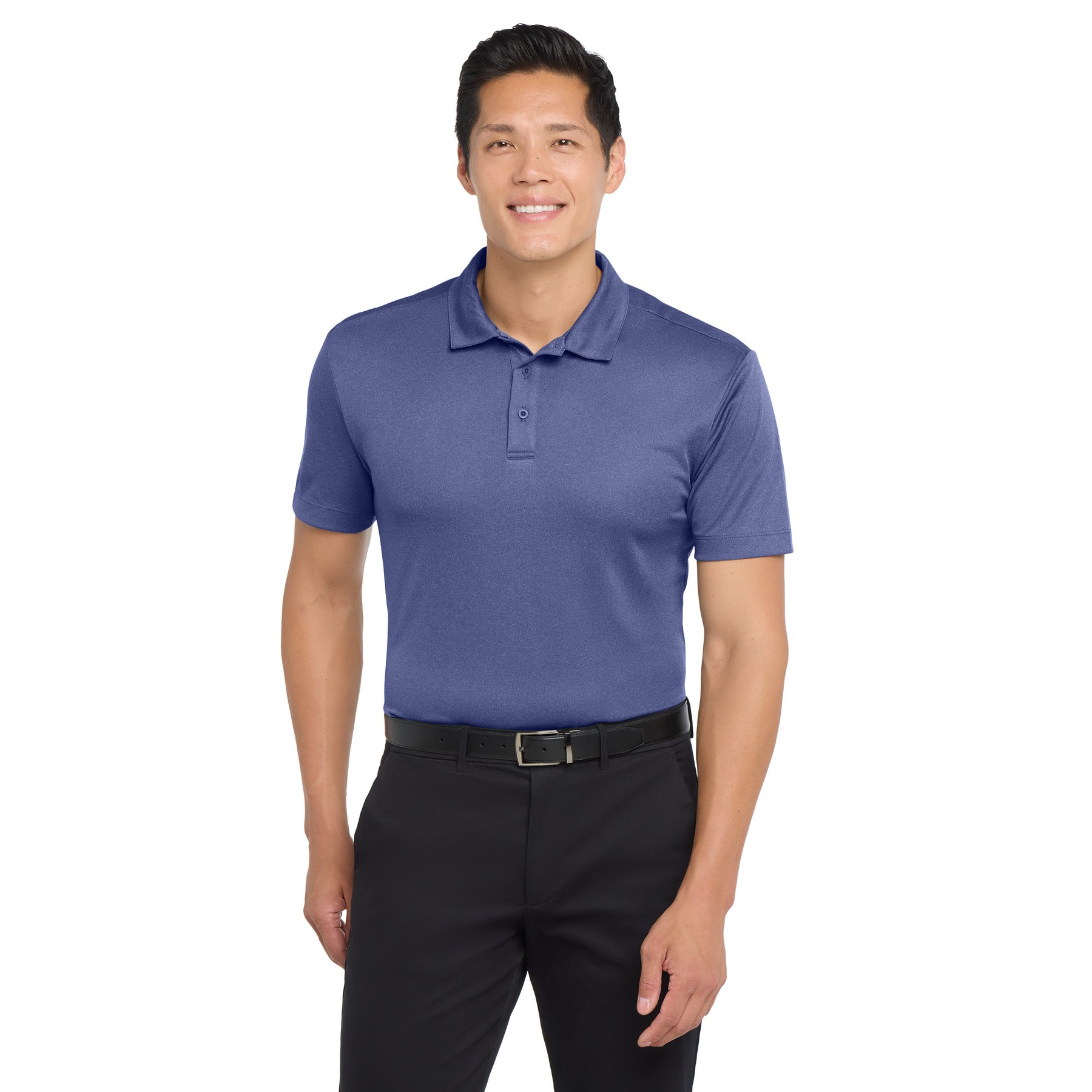 Heathered Silk Touch Performance Polo - Thumbnail Image