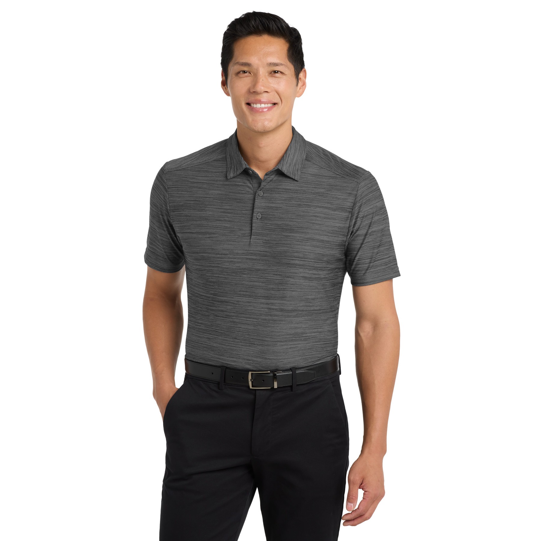 Stretch Heather Polo - Thumbnail Image