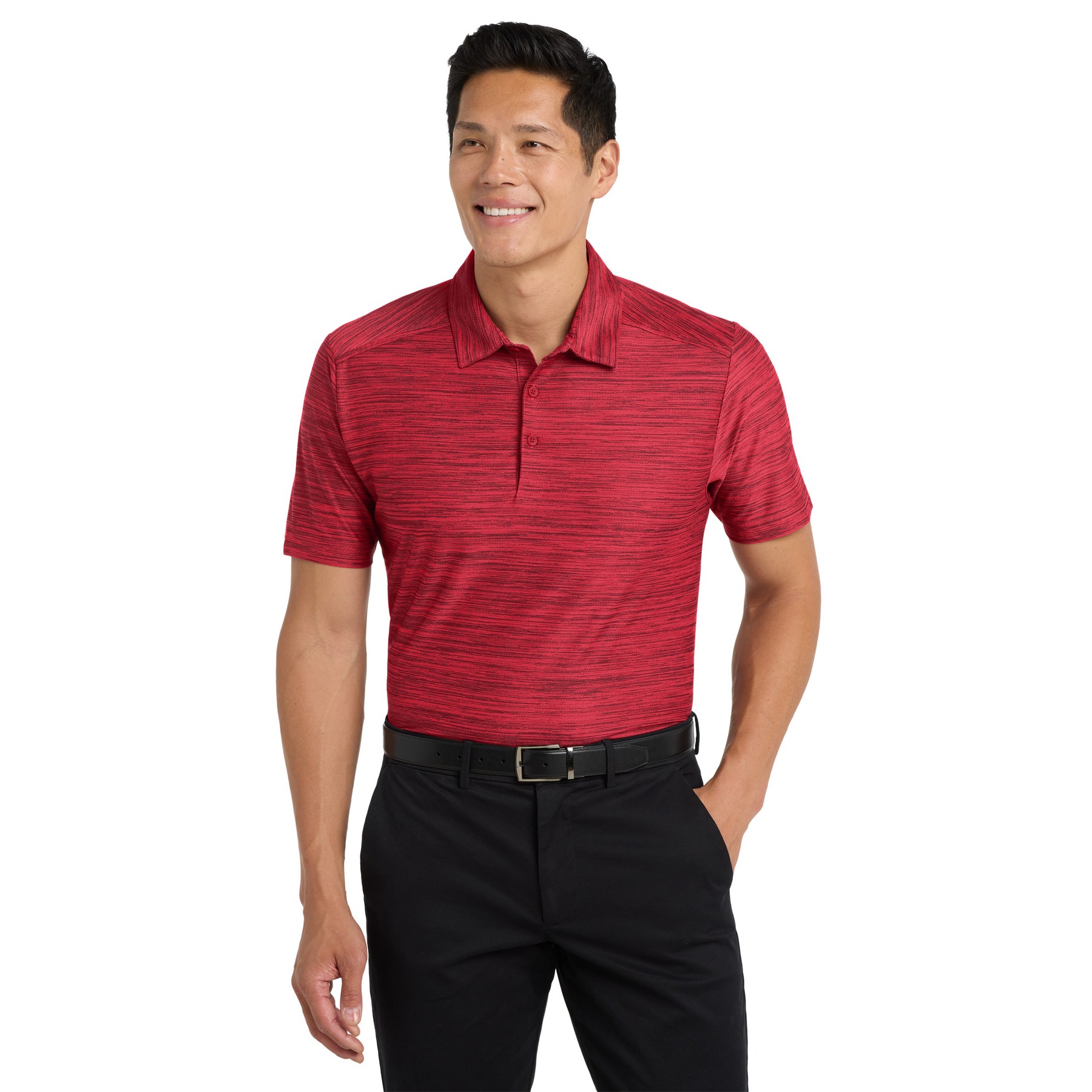 Stretch Heather Polo - Thumbnail Image