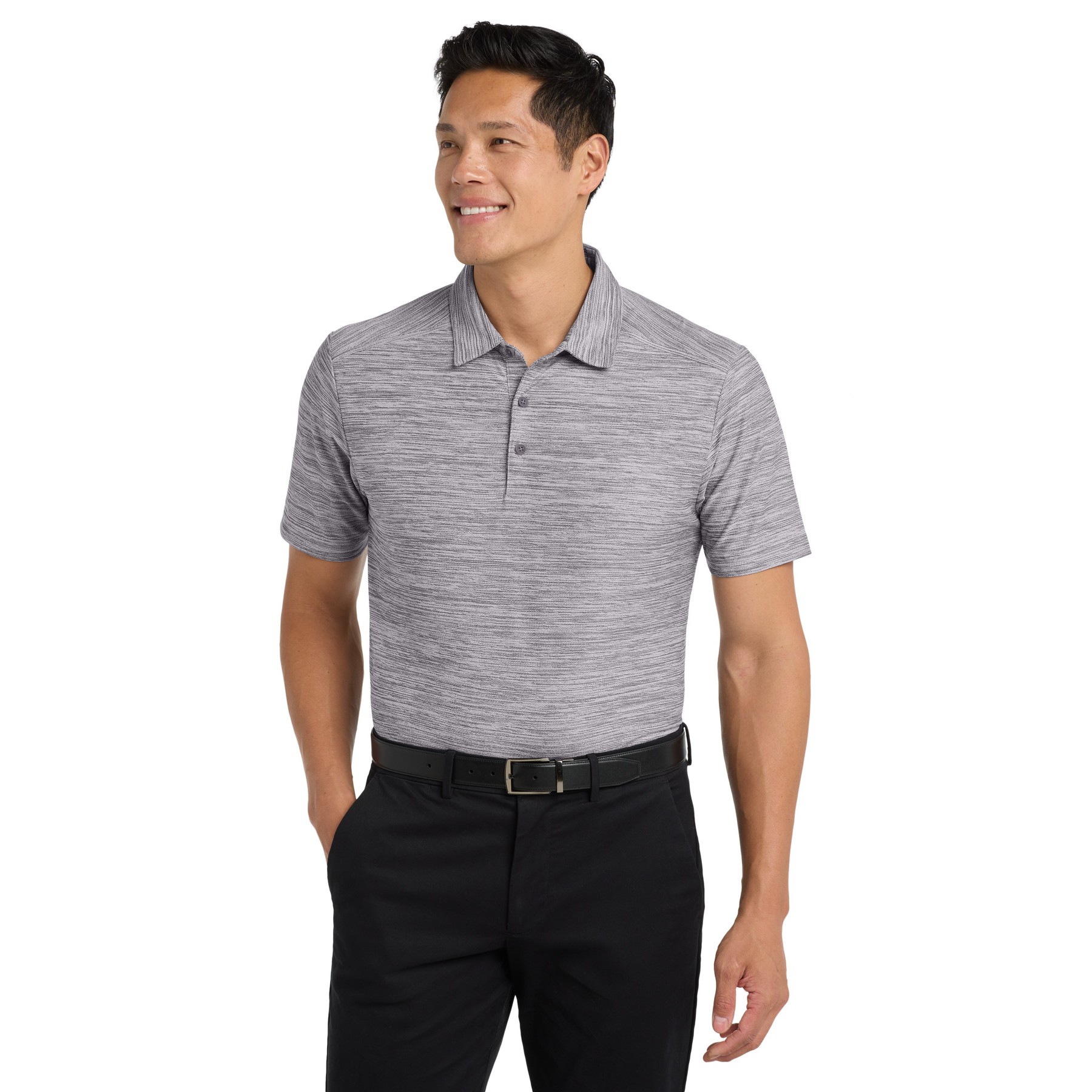Stretch Heather Polo - Main Image
