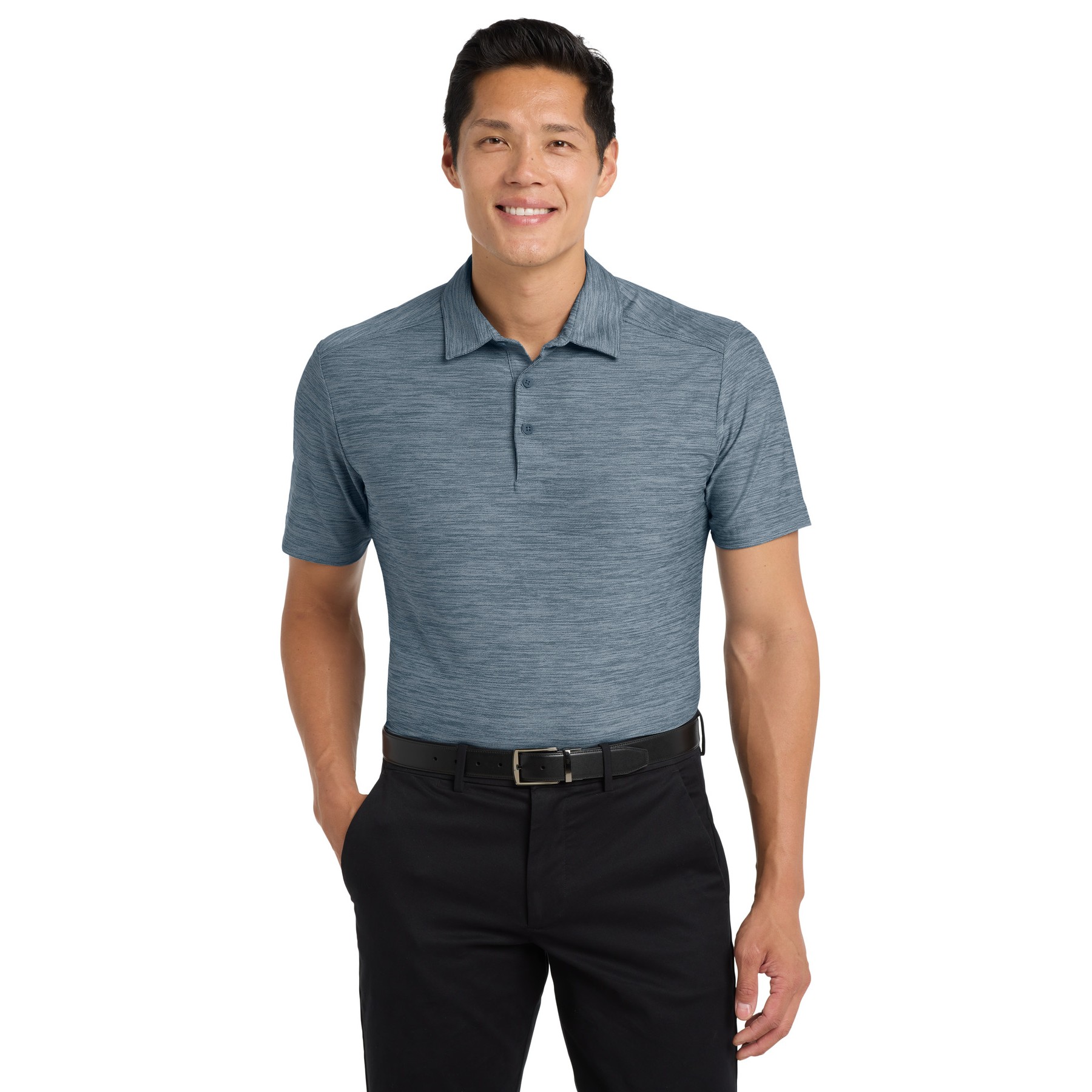 Stretch Heather Polo - Thumbnail Image
