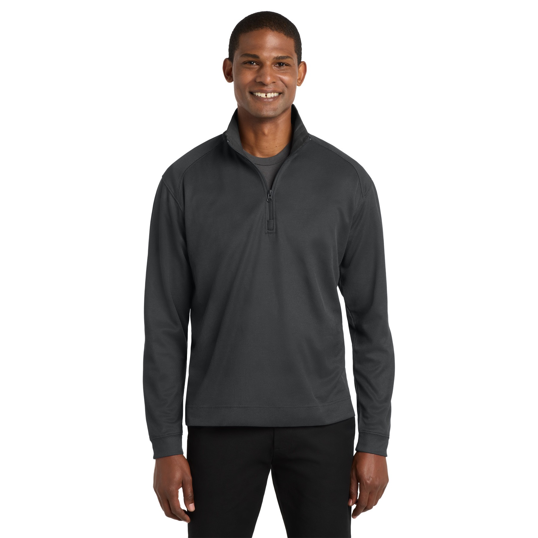 Vertical Texture 1/4-Zip Pullover