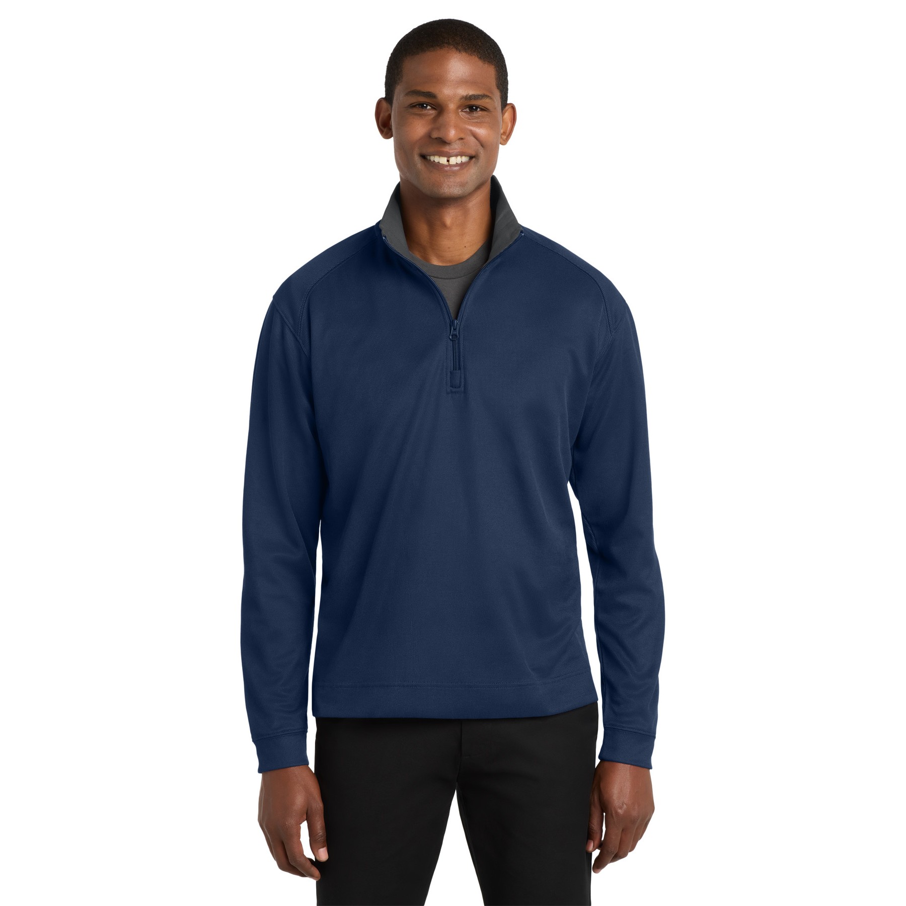 Vertical Texture 1/4-Zip Pullover - Thumbnail Image