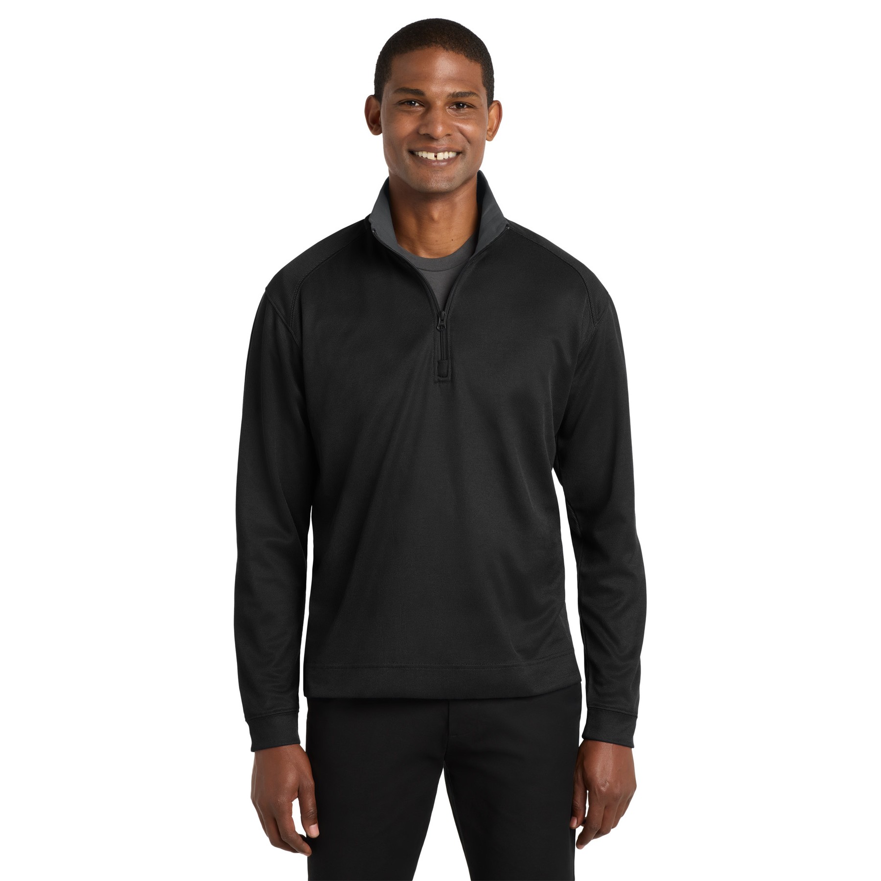 Vertical Texture 1/4-Zip Pullover - Thumbnail Image