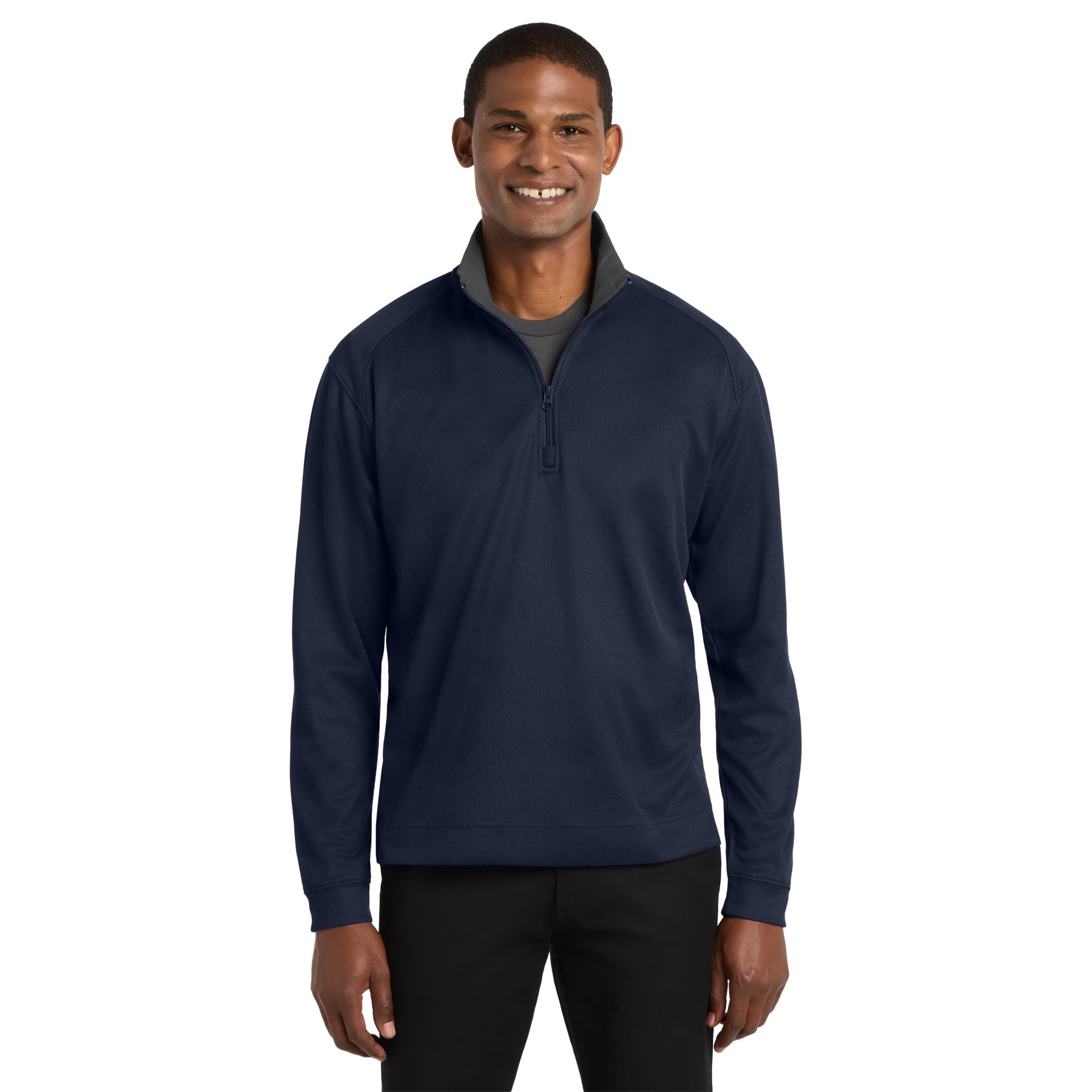 Vertical Texture 1/4-Zip Pullover - Thumbnail Image