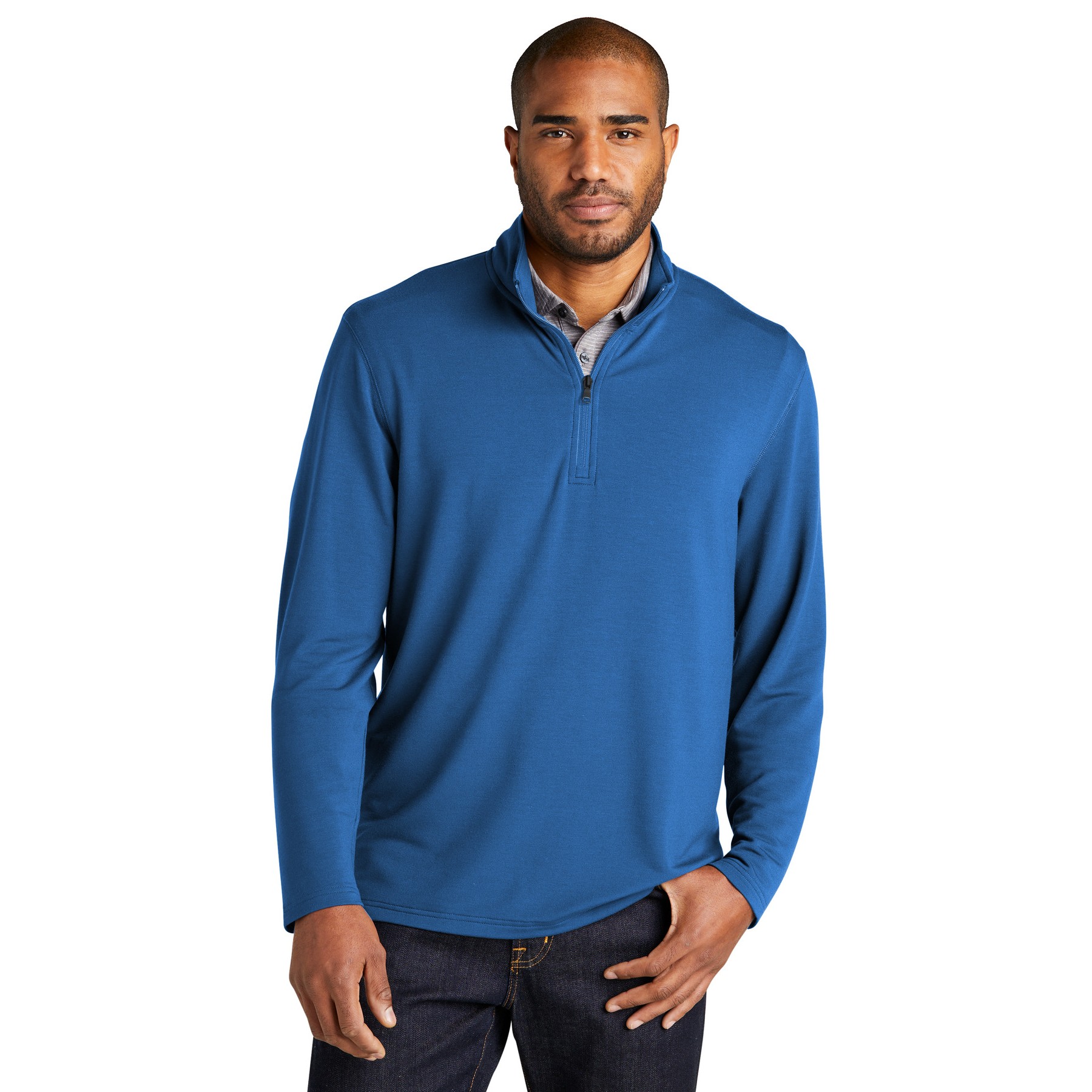 Microterry 1/4-Zip Pullover - Thumbnail Image