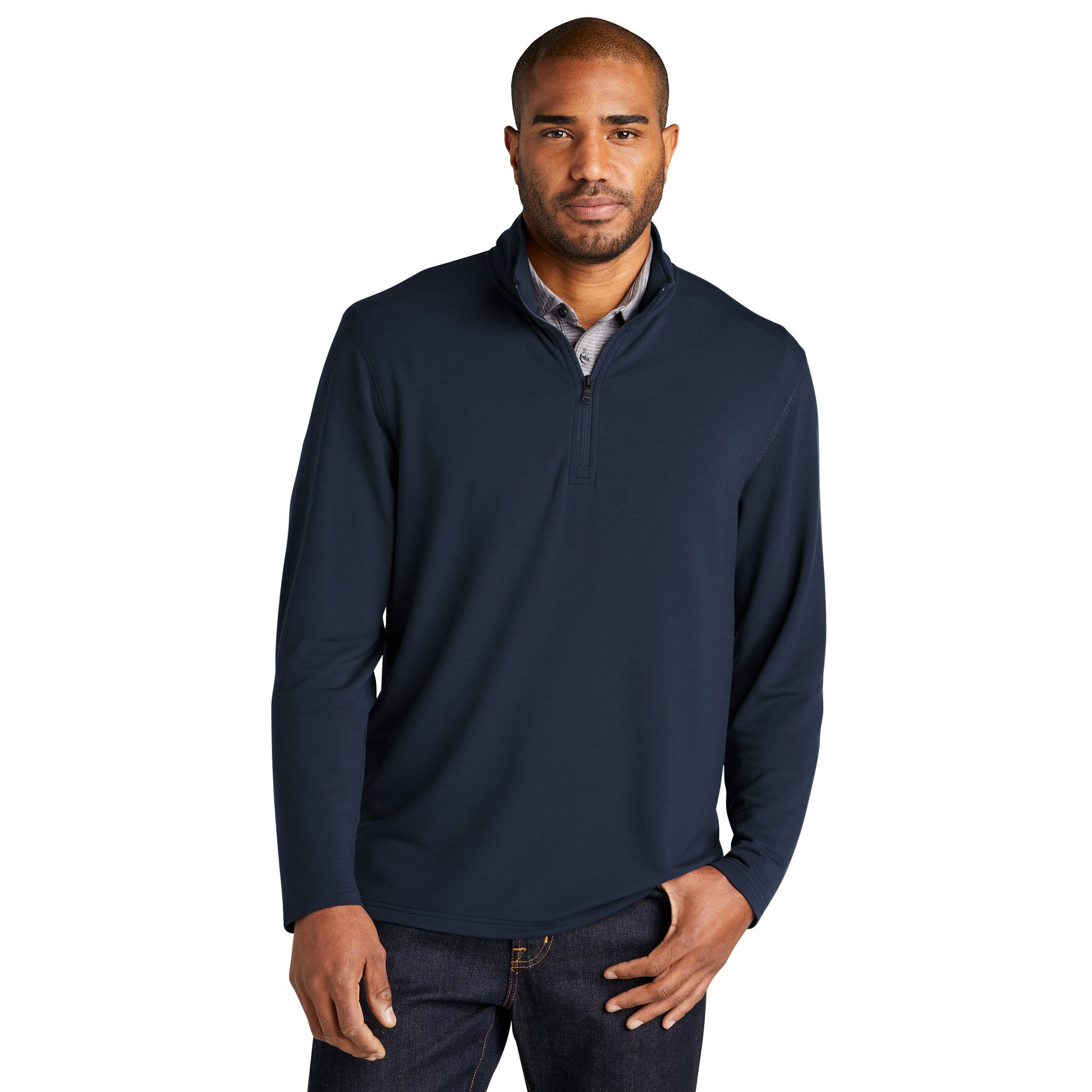 Microterry 1/4-Zip Pullover - Thumbnail Image