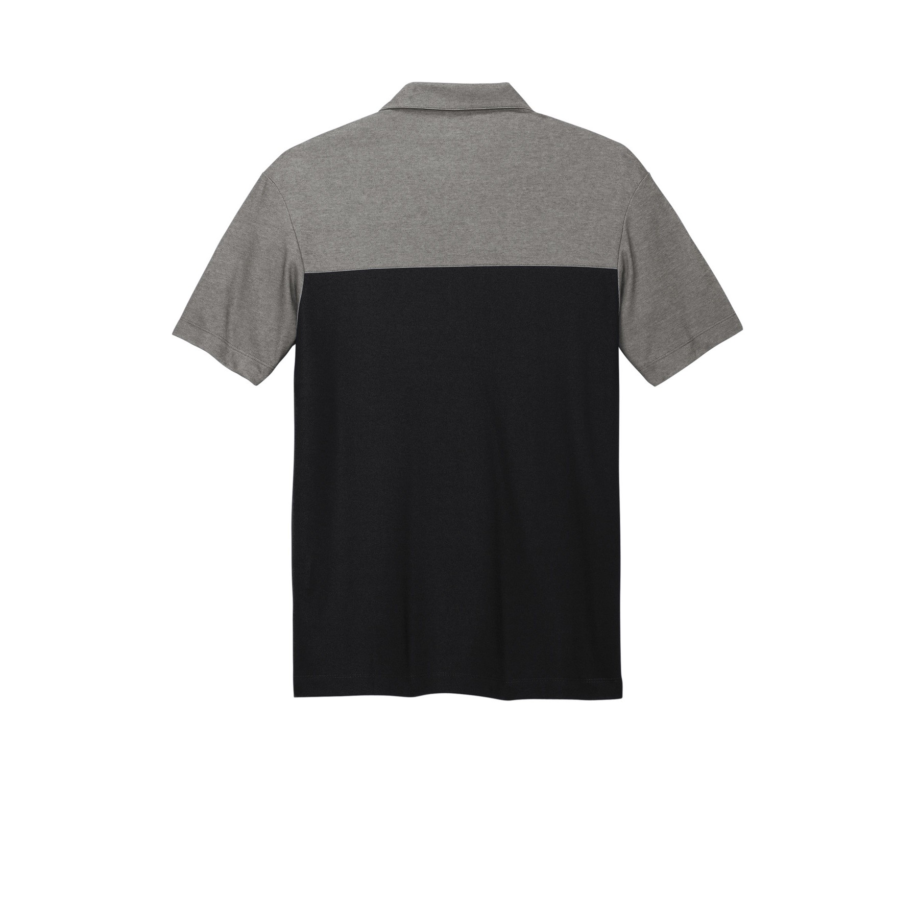 Fine Pique Blend Blocked Polo - Thumbnail Image