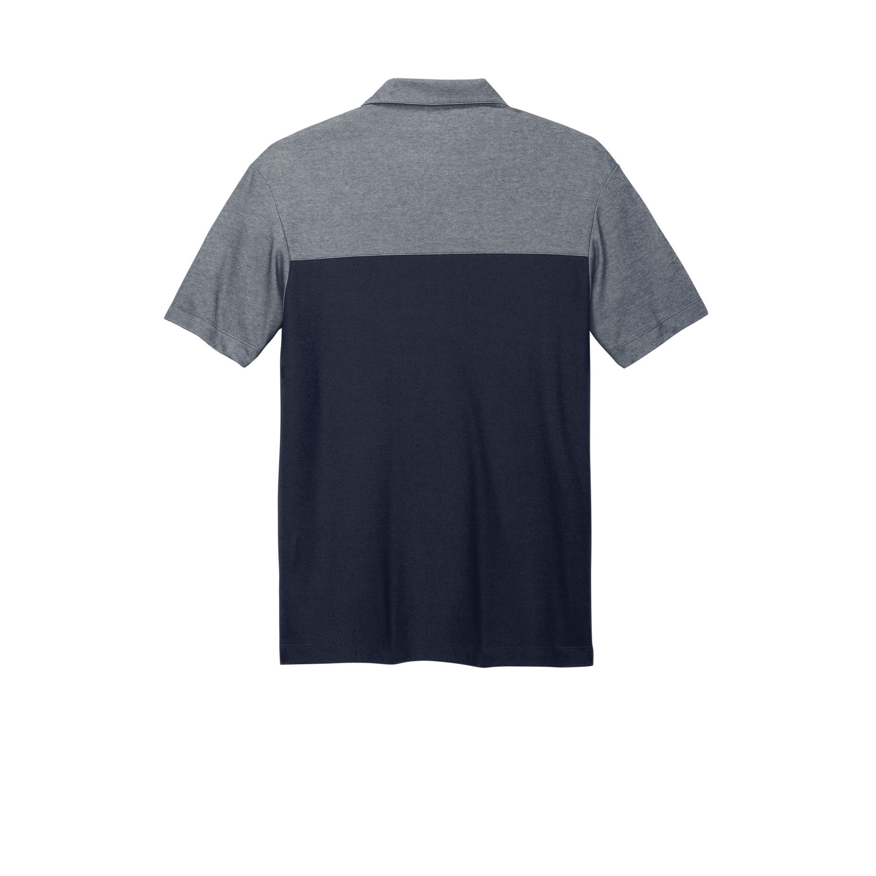 Fine Pique Blend Blocked Polo - Thumbnail Image