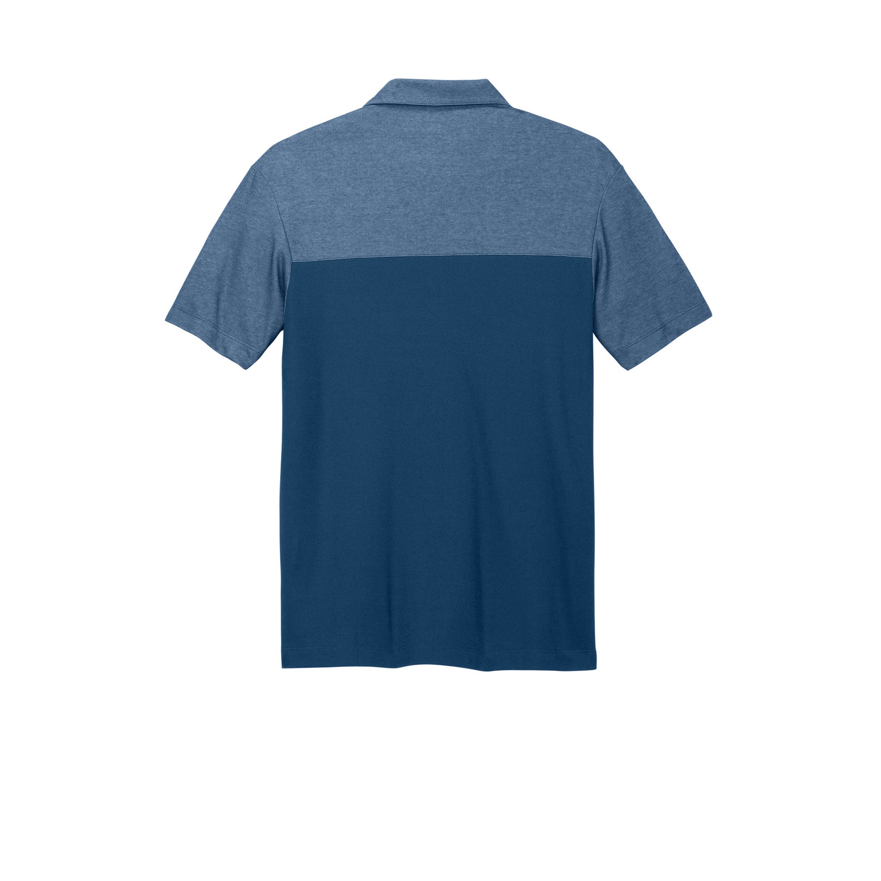 Fine Pique Blend Blocked Polo - Thumbnail Image