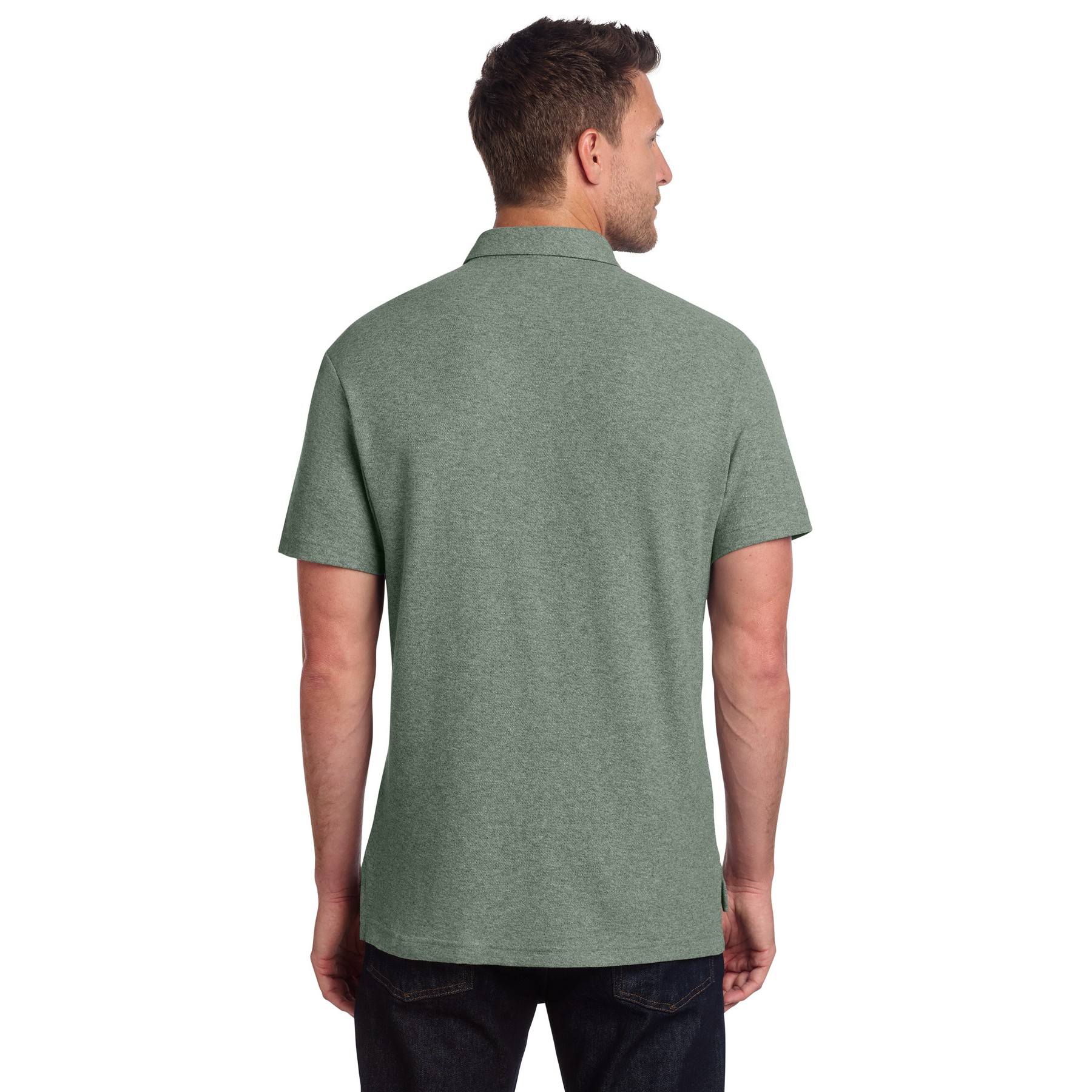 C-FREE Cotton Blend Pique Pocket Polo - Thumbnail Image