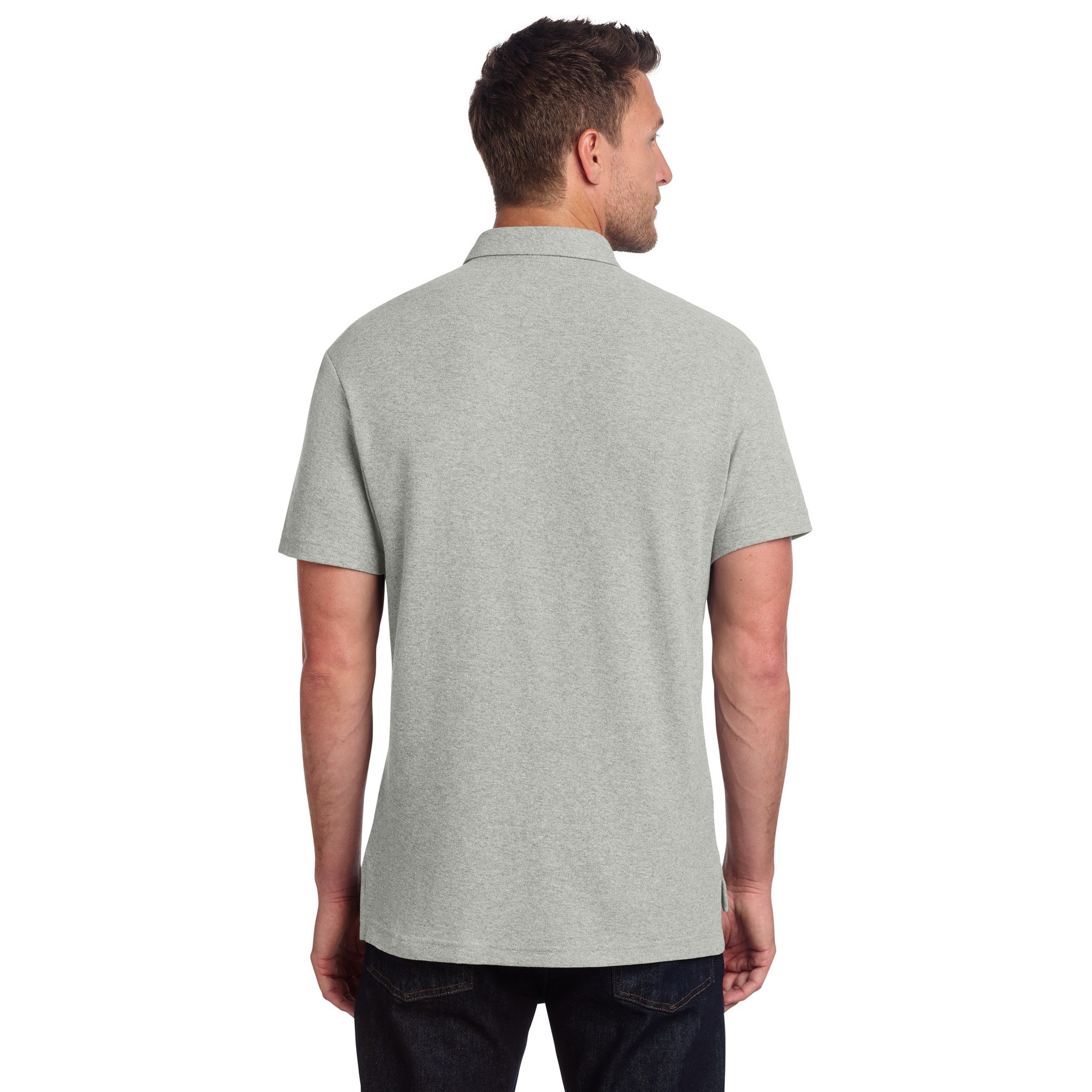 C-FREE Cotton Blend Pique Pocket Polo - Thumbnail Image