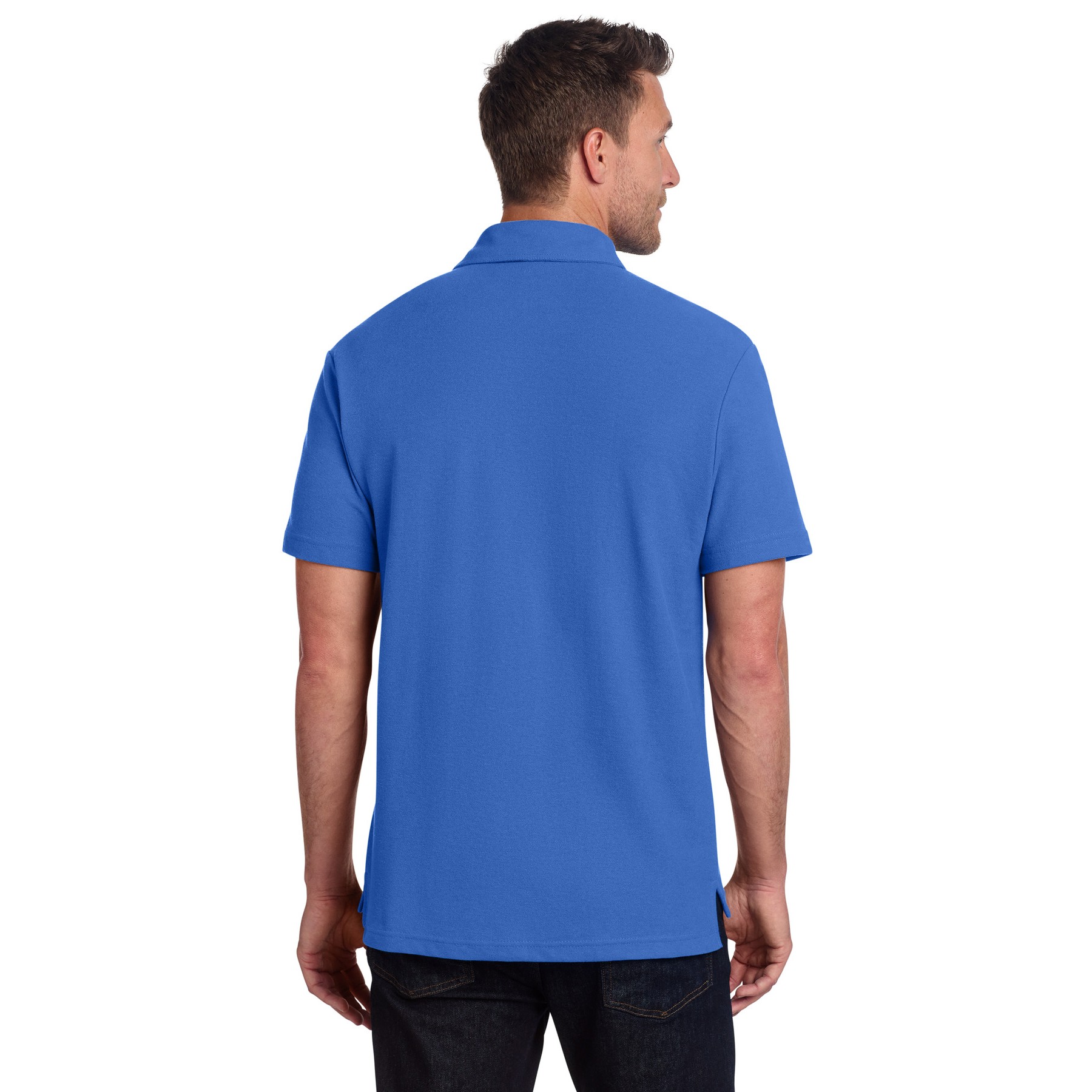 C-FREE Cotton Blend Pique Pocket Polo - Thumbnail Image