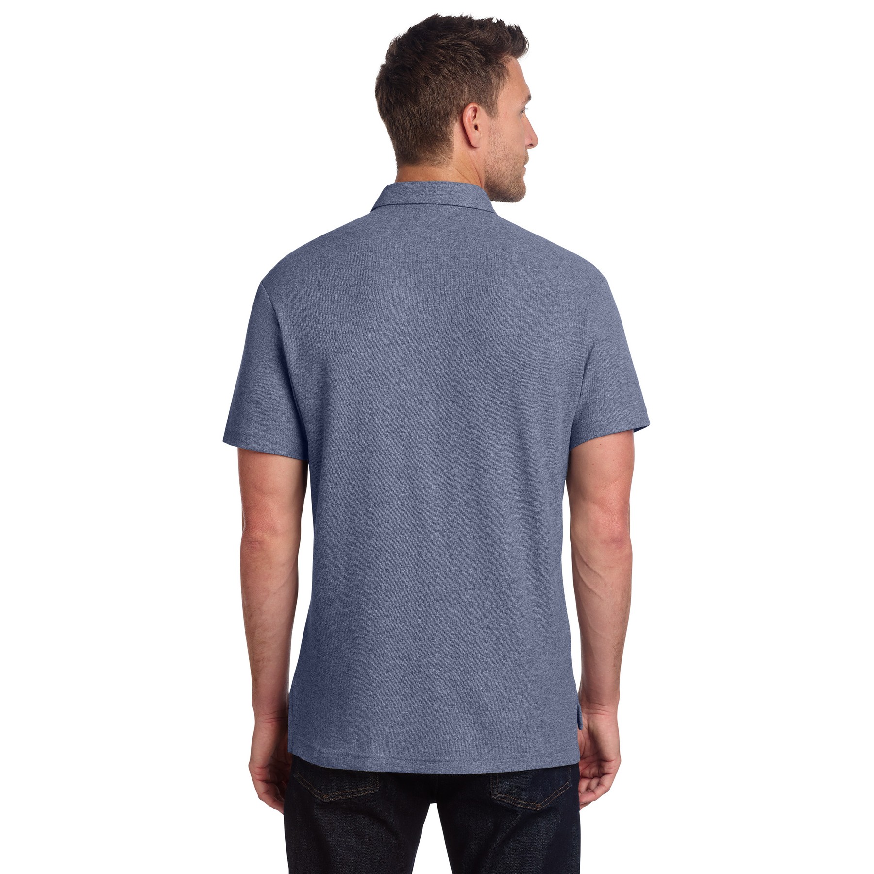 C-FREE Cotton Blend Pique Pocket Polo - Thumbnail Image