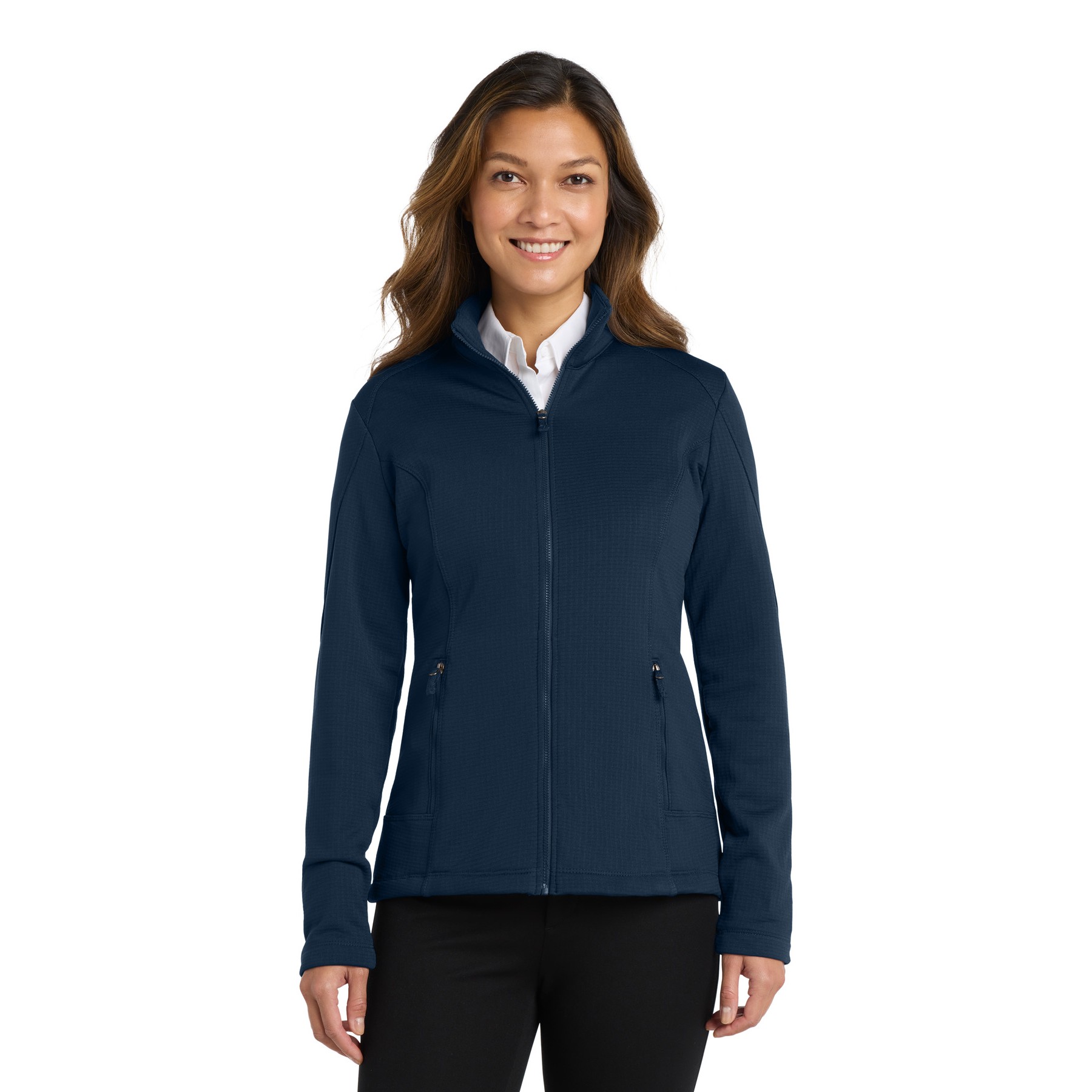 Women's Grid Fleece Jacket - Thumbnail Image