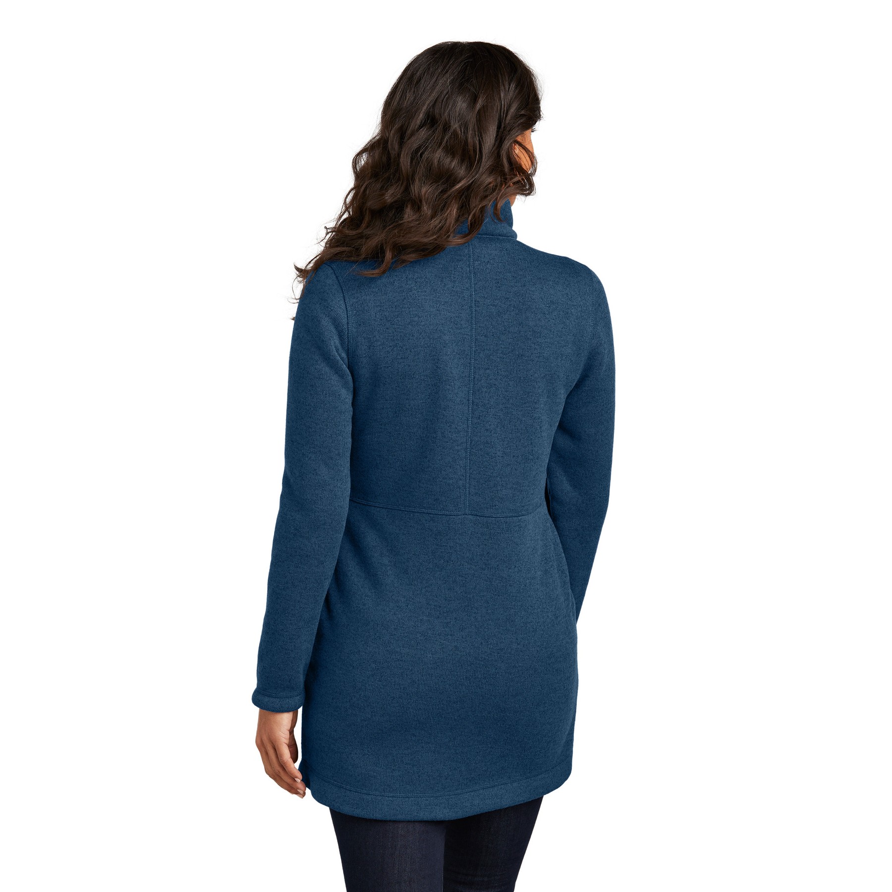 Women's Arc Sweater Fleece Long Jacket - Thumbnail Image
