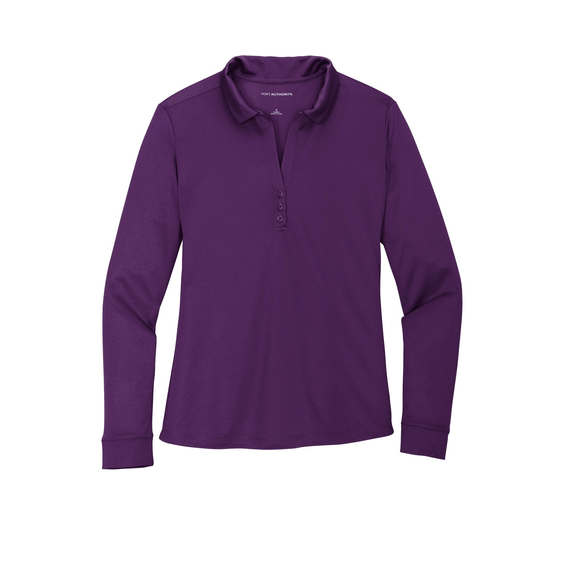 Women's Silk Touch Performance Long Sleeve Polo - Thumbnail Image