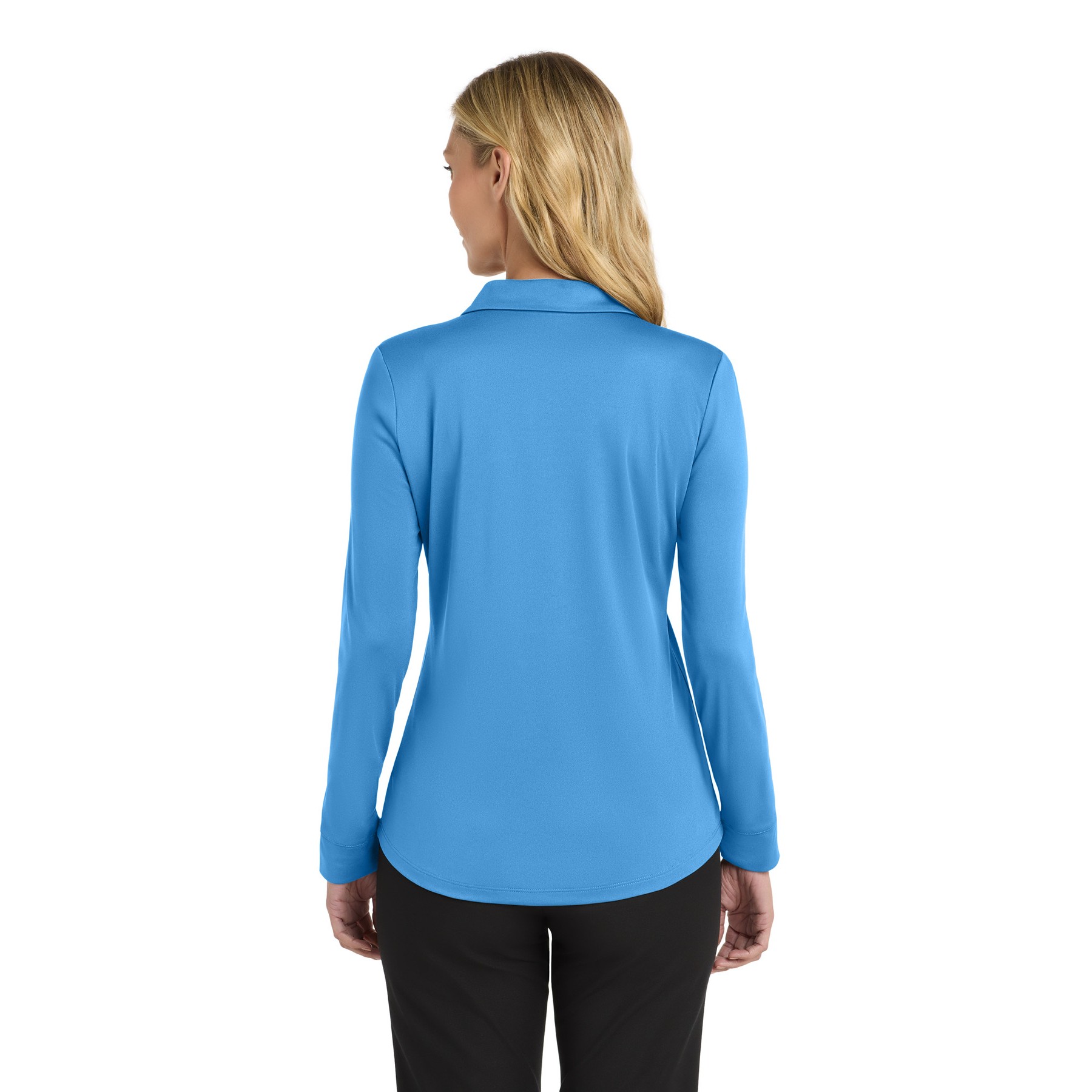 Women's Silk Touch Performance Long Sleeve Polo - Thumbnail Image