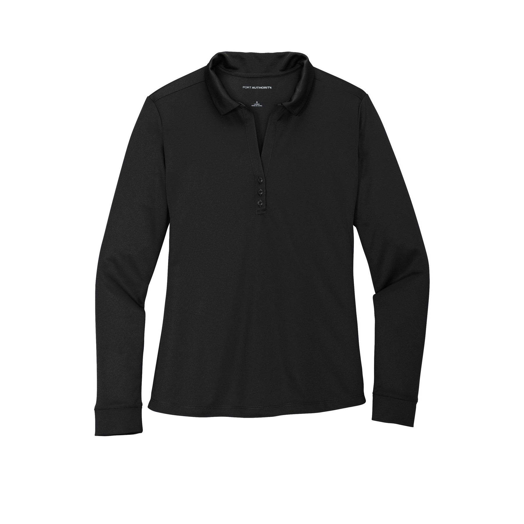 Women's Silk Touch Performance Long Sleeve Polo - Thumbnail Image